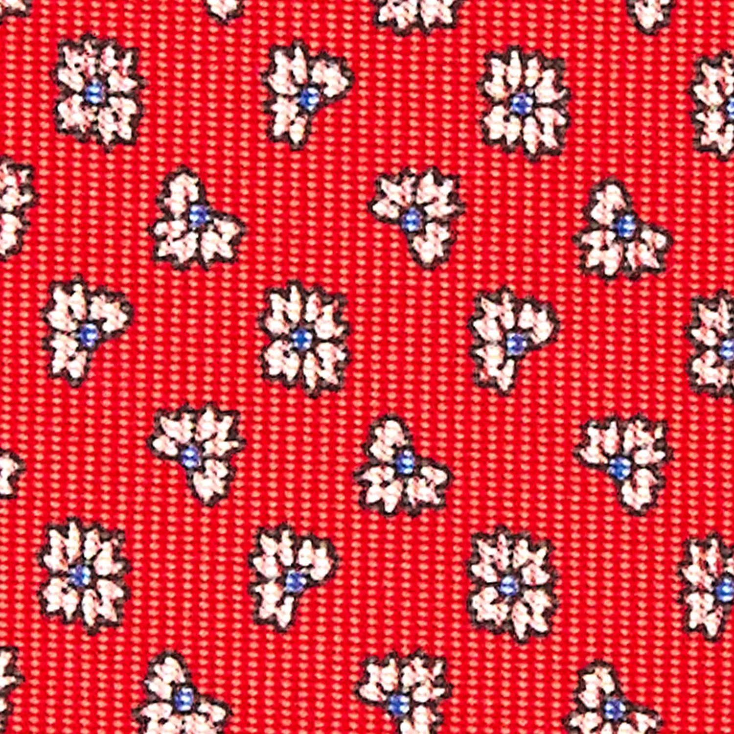 RED CLASSIC SILK TIE - Image 5