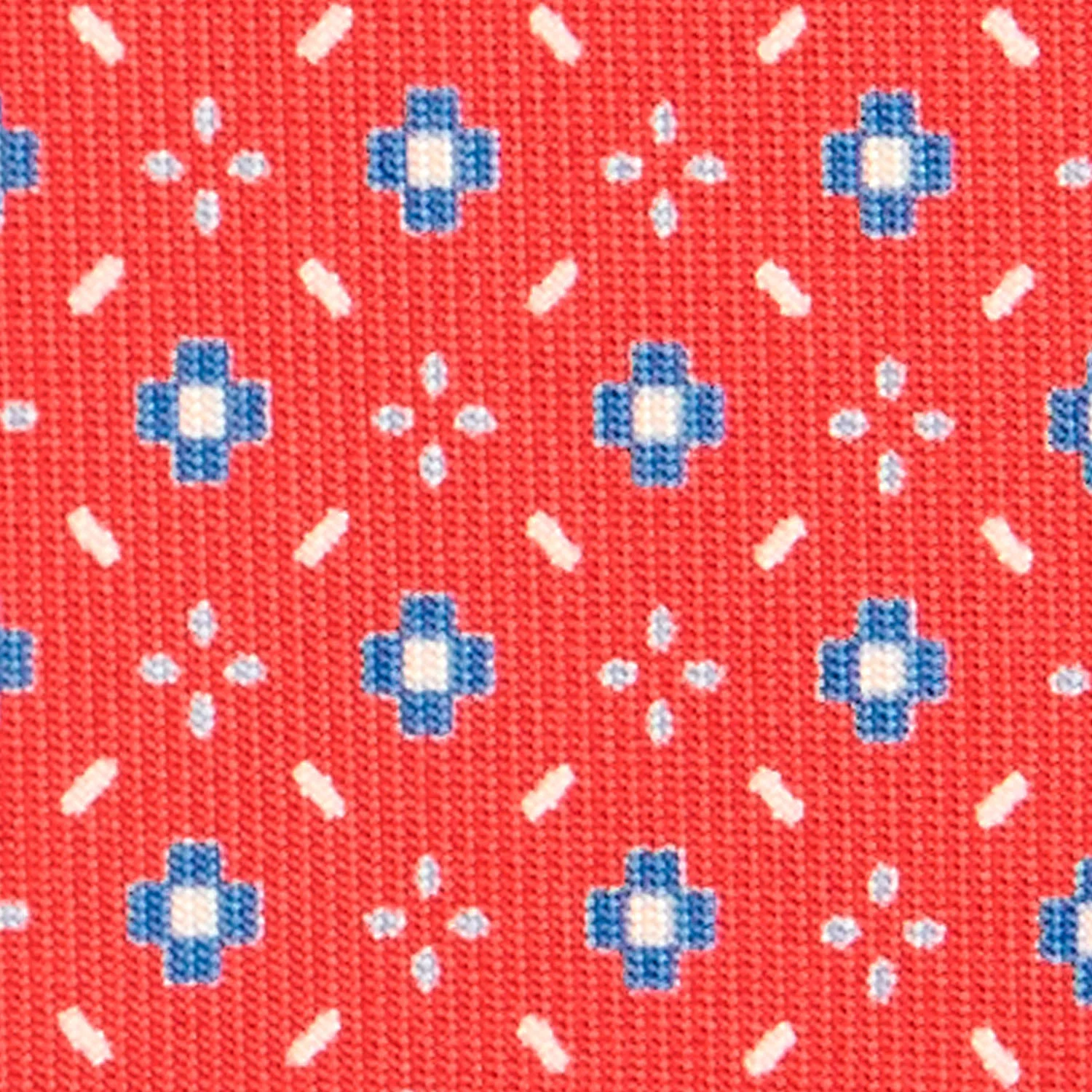 RED SARTORIAL CLASSIC SILK TIE - Image 5