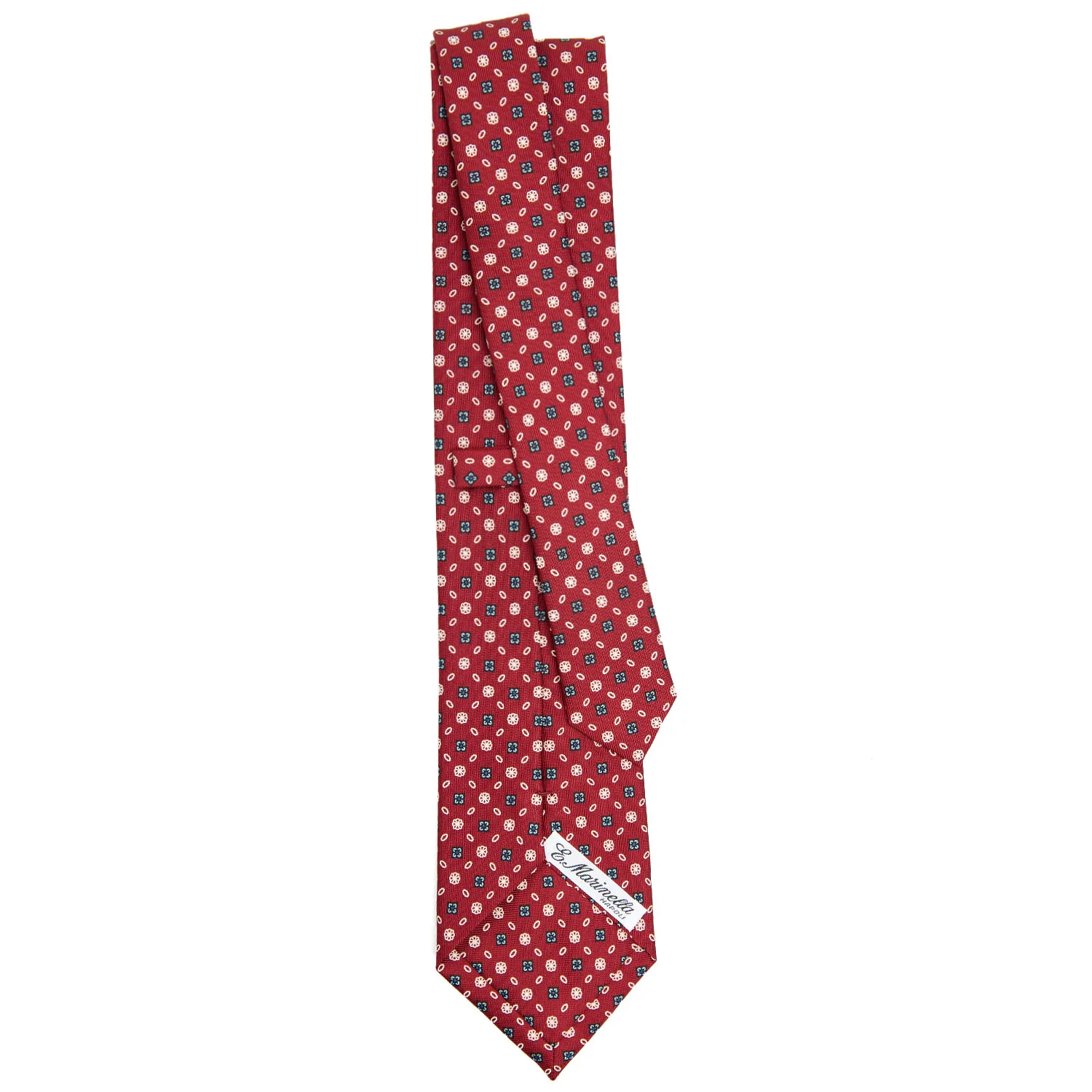BURGUNDY CLASSIC SILK TIE - Image 3