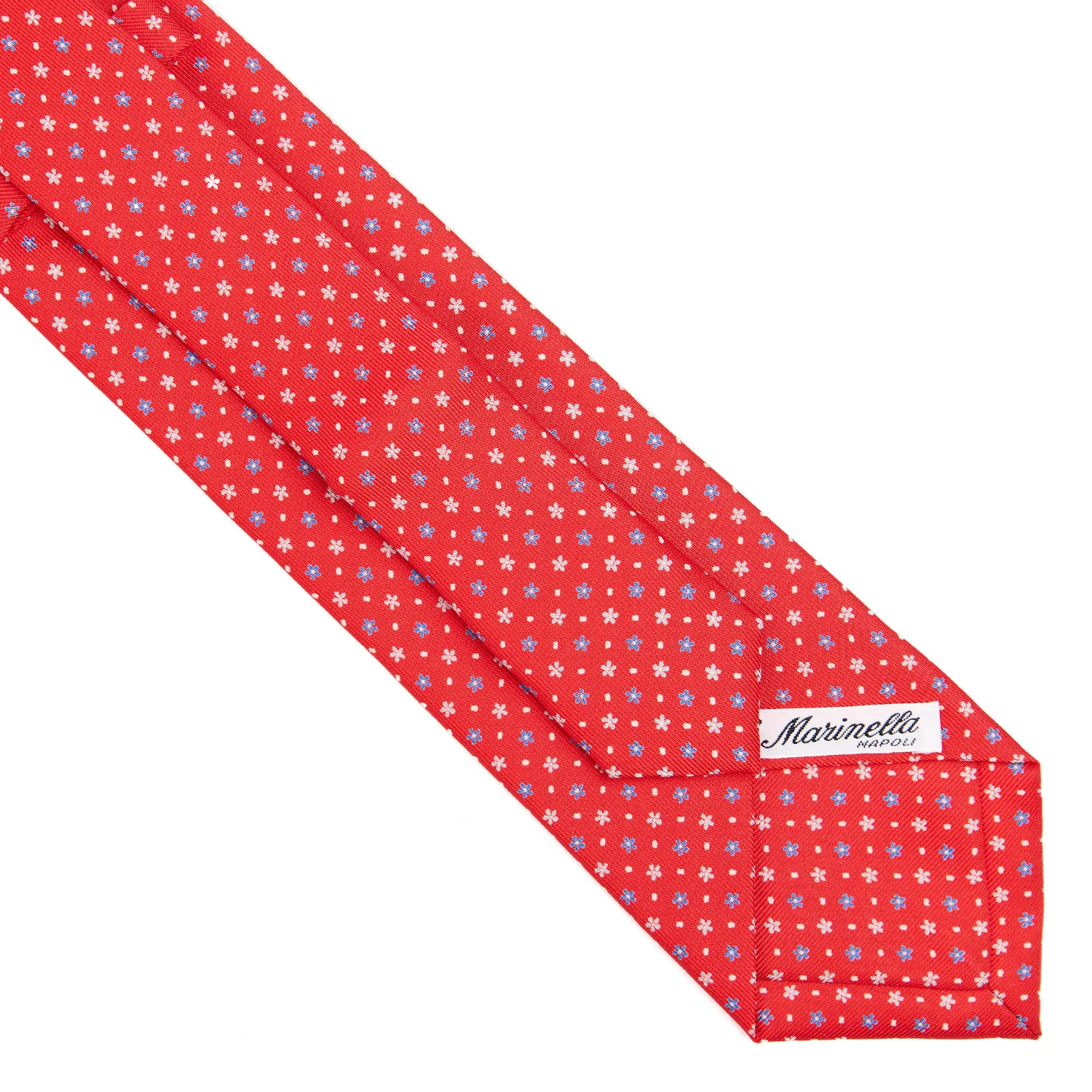 RED EXTRA LONG SARTORIAL SILK TIE - Image 4