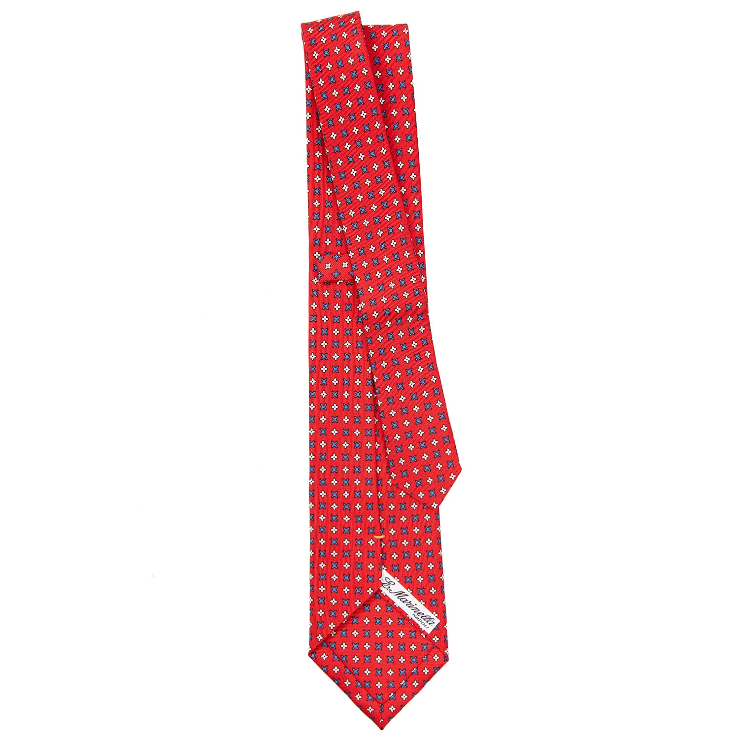 RED EXTRA LONG SARTORIAL SILK TIE - Image 3