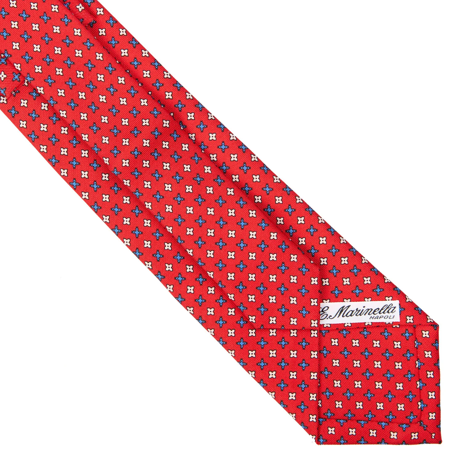 RED EXTRA LONG SARTORIAL SILK TIE - Image 4