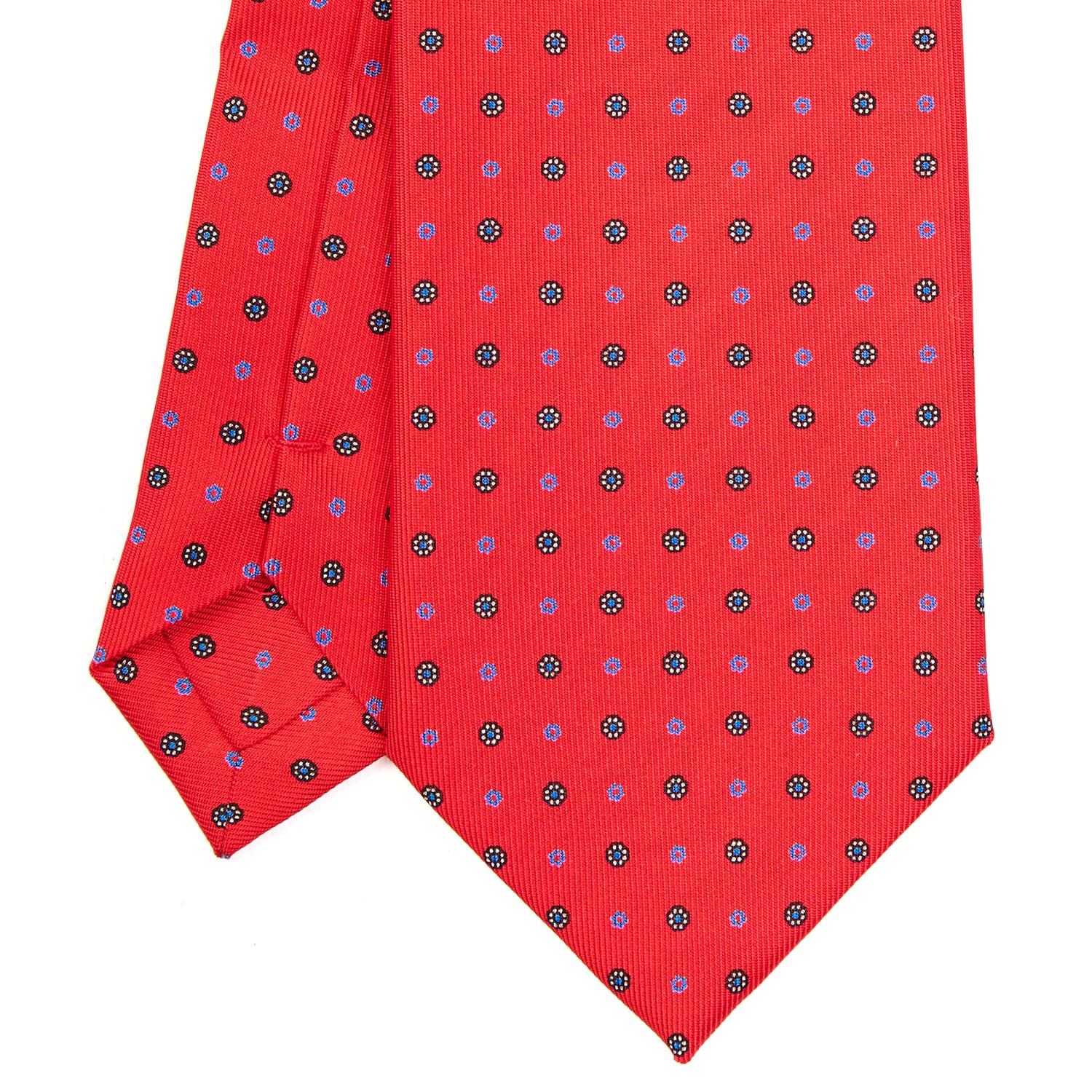 RED EXTRA LONG SARTORIAL SILK TIE