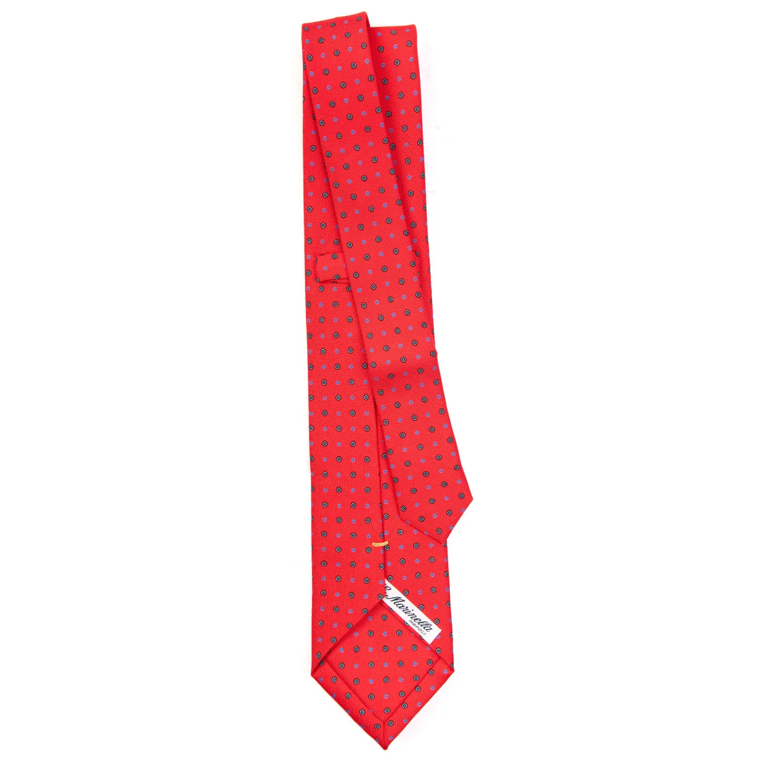 RED EXTRA LONG SARTORIAL SILK TIE - Image 3