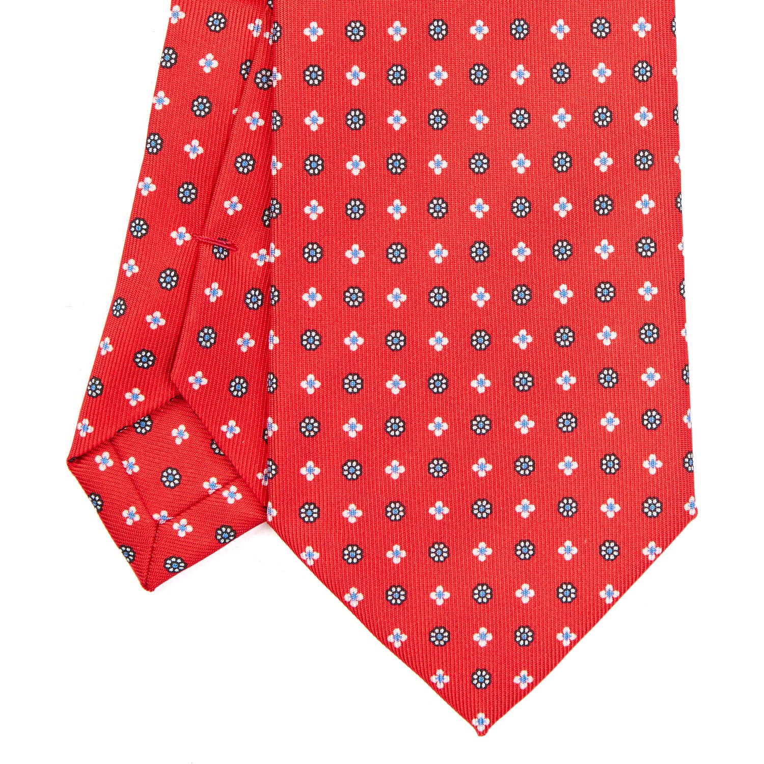 RED EXTRA LONG SARTORIAL SILK TIE