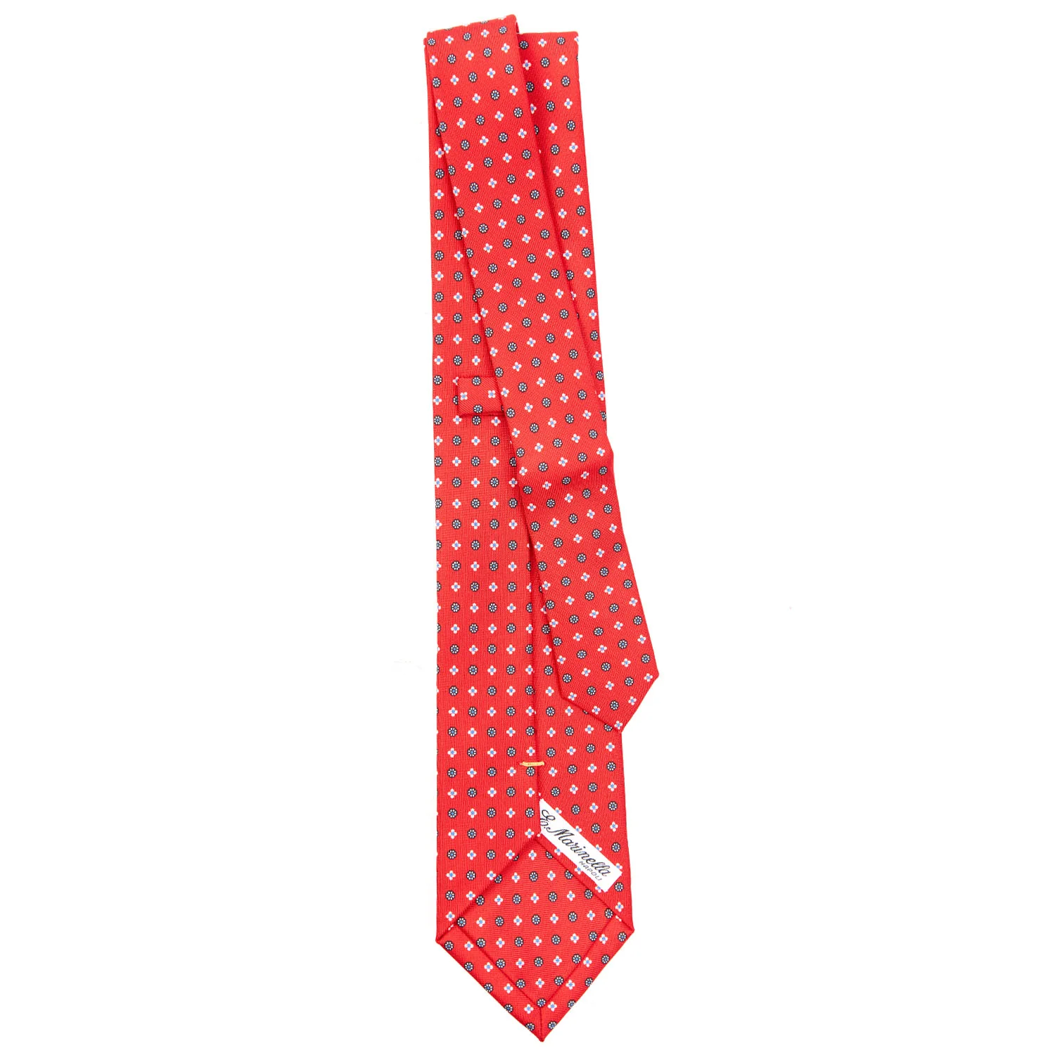 RED EXTRA LONG SARTORIAL SILK TIE - Image 3
