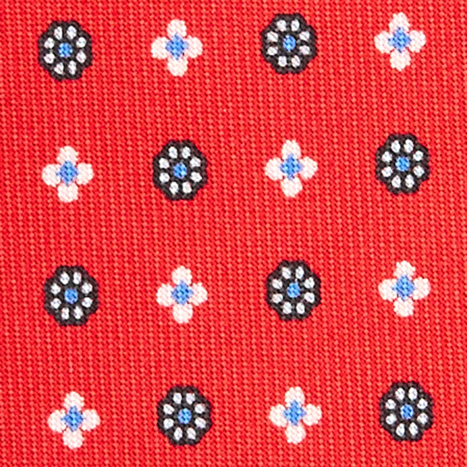 RED EXTRA LONG SARTORIAL SILK TIE - Image 5
