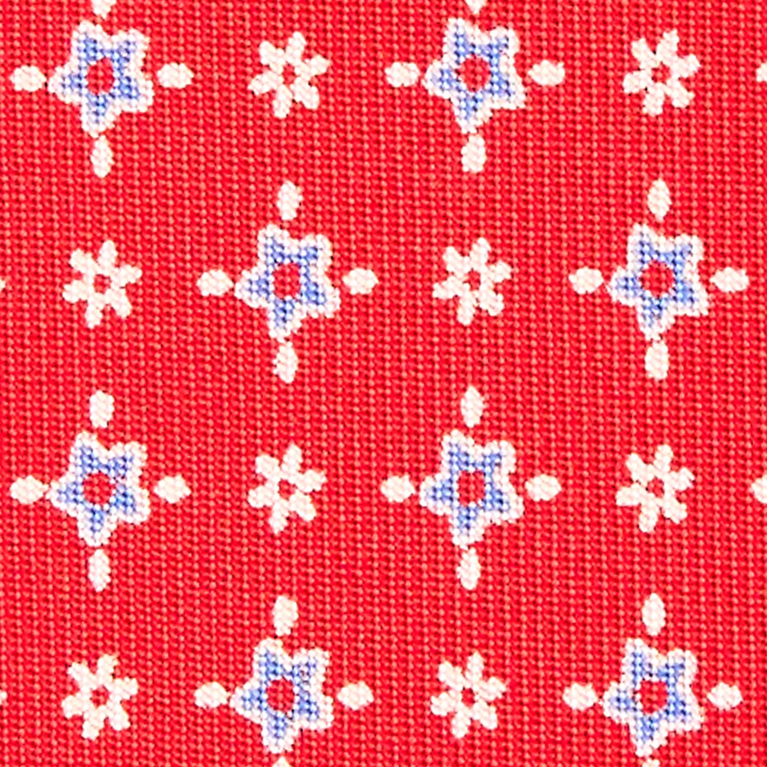 RED LADY SILK PRINTED TIE 7 CM - Image 5