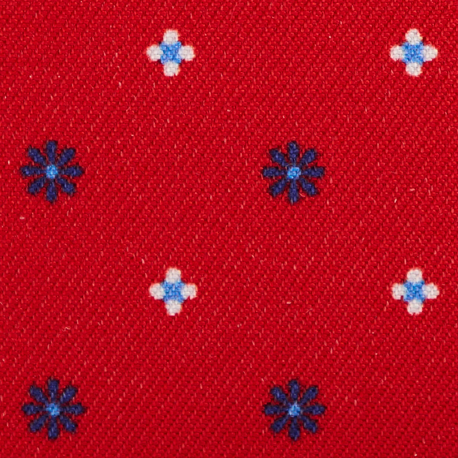 RED LEATHER AND SILK CREDIT CARD HOLDER - Image 3