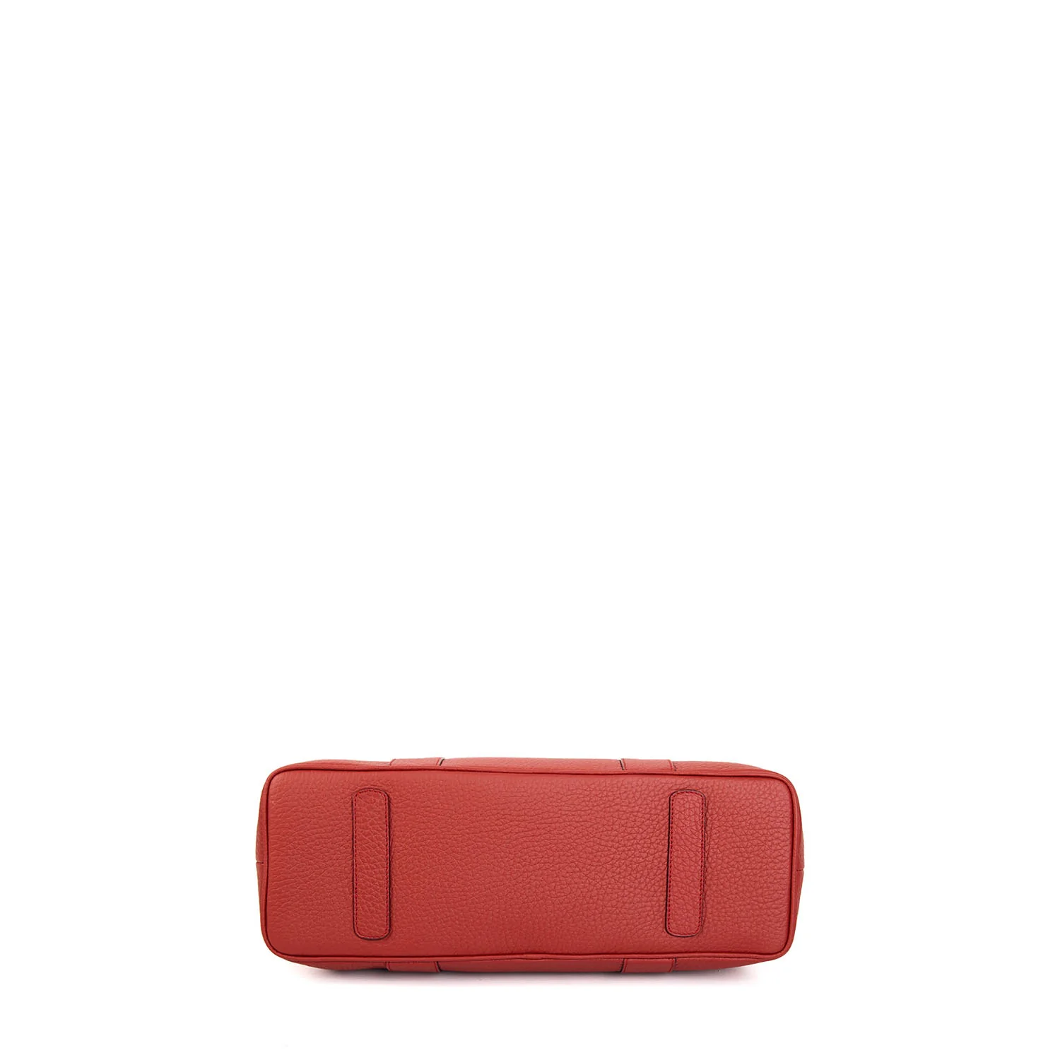 RED MIDI TOTE BAG SIDE BUCKLES - Image 5