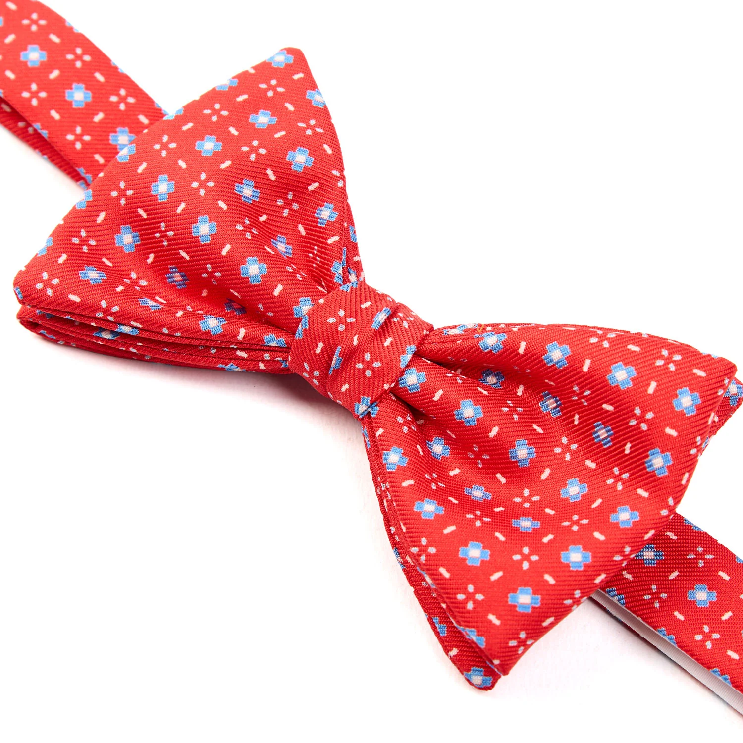 RED PRE-KNOTTED BOWTIE - Image 2