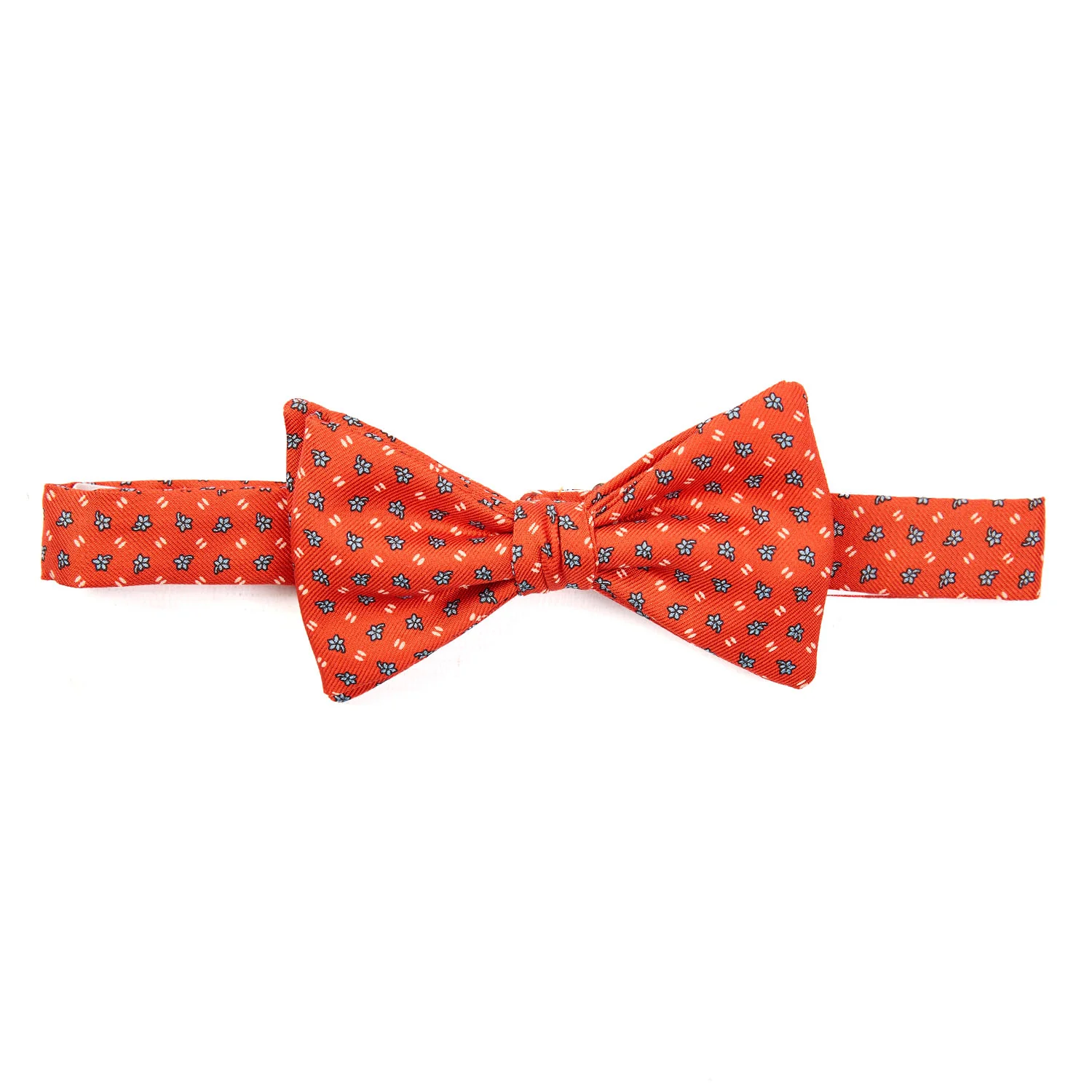 RED PRE-KNOTTED SILK BOWTIE - Image 3