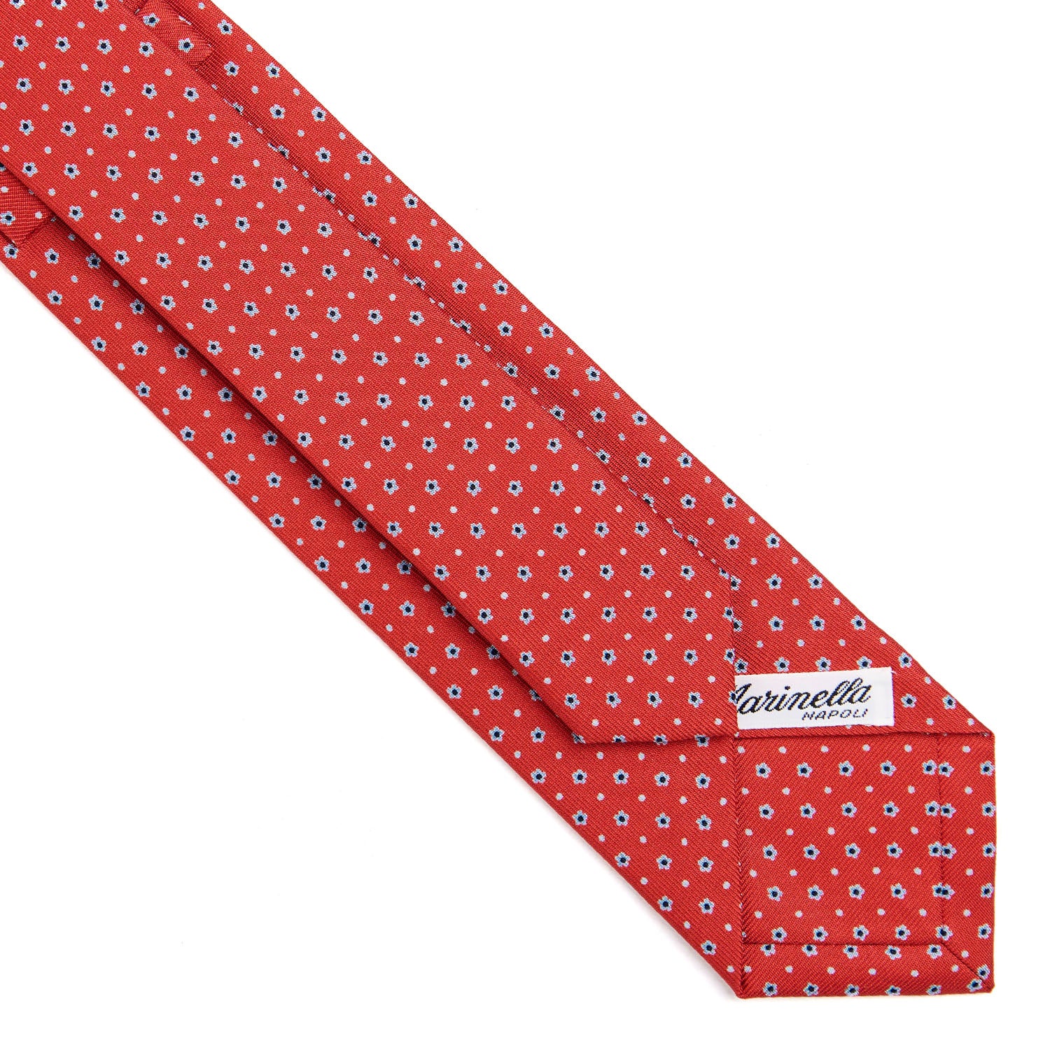 RED SARTORIAL 7 CM SILK TIE - Image 4
