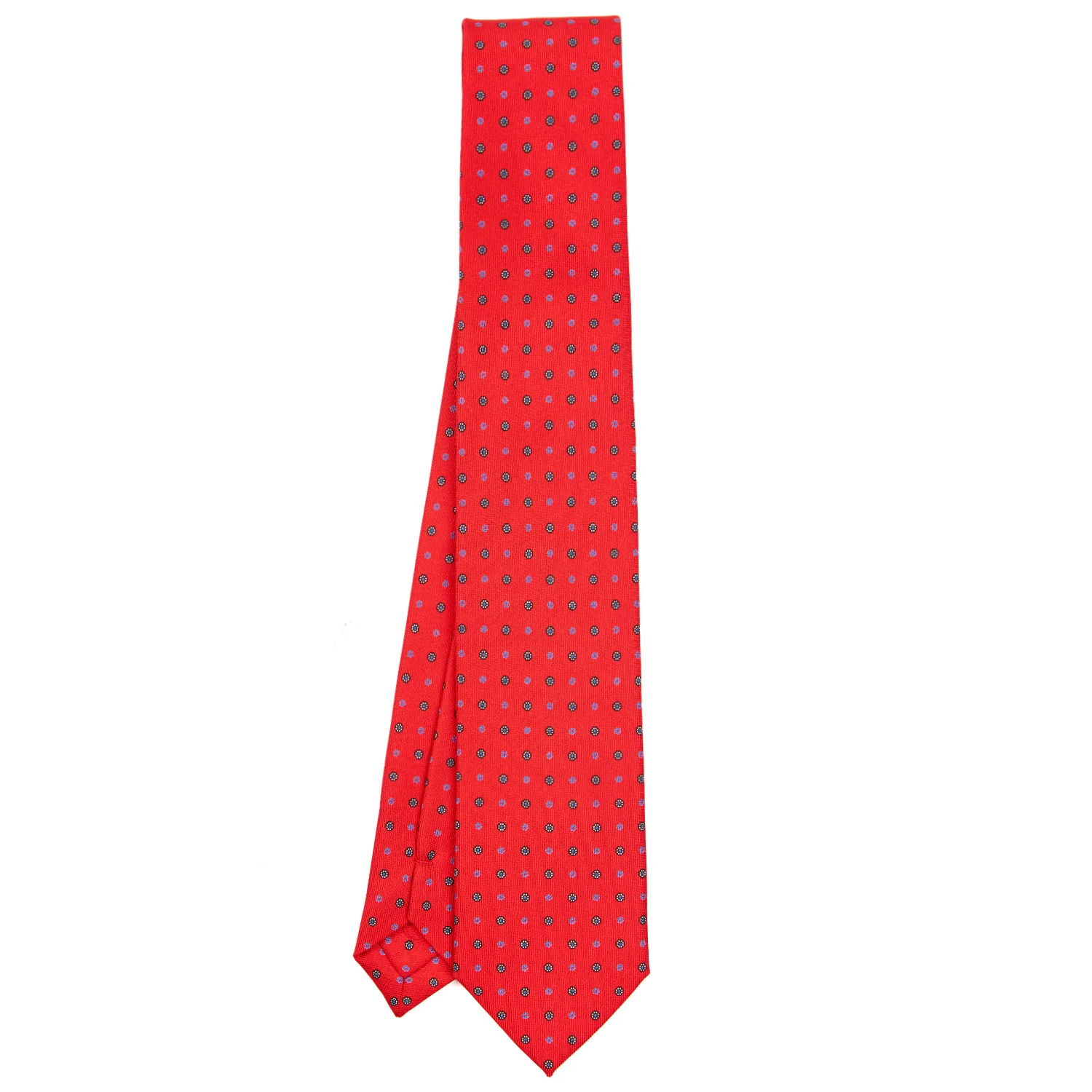 RED SARTORIAL 7 CM SILK TIE - Image 2