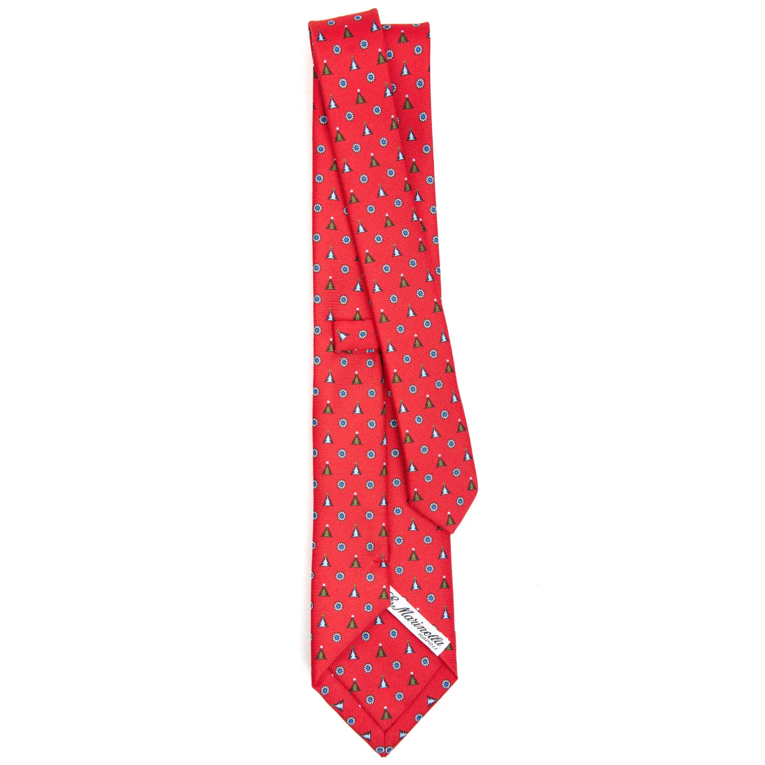 RED SARTORIAL HOLIDAY SILK TIE - Image 3