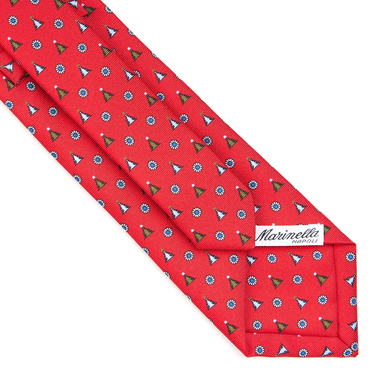 RED SARTORIAL HOLIDAY SILK TIE - Image 4