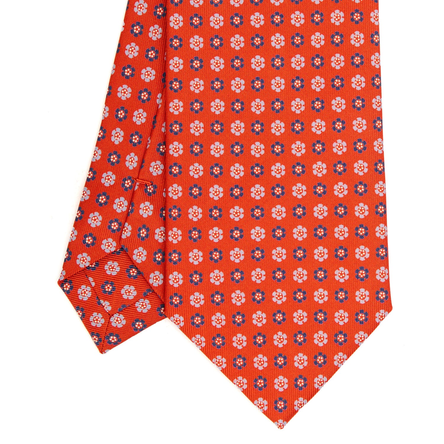 RED SARTORIAL CLASSIC SILK TIE