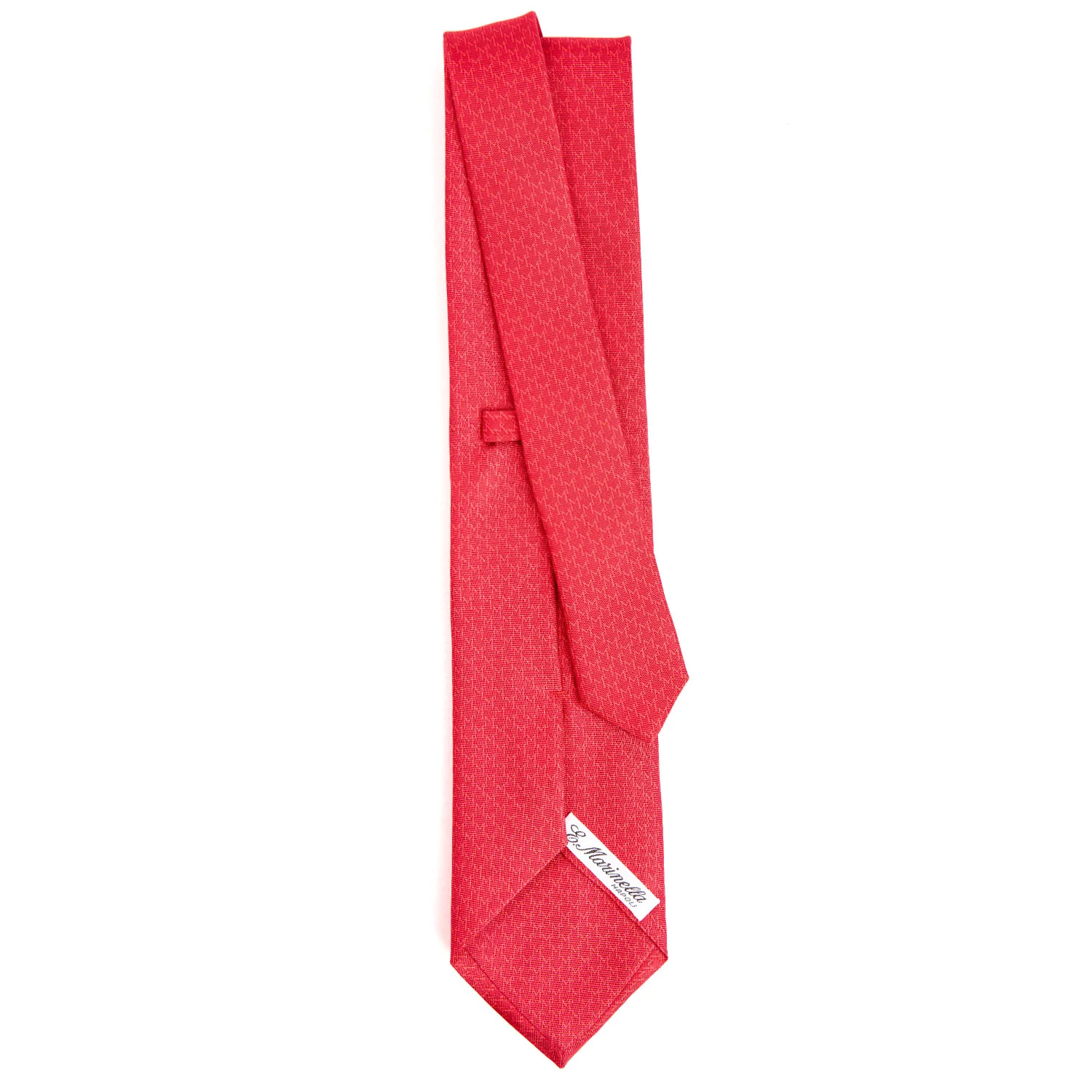 RED SARTORIAL CLASSIC SILK TIE - Image 3