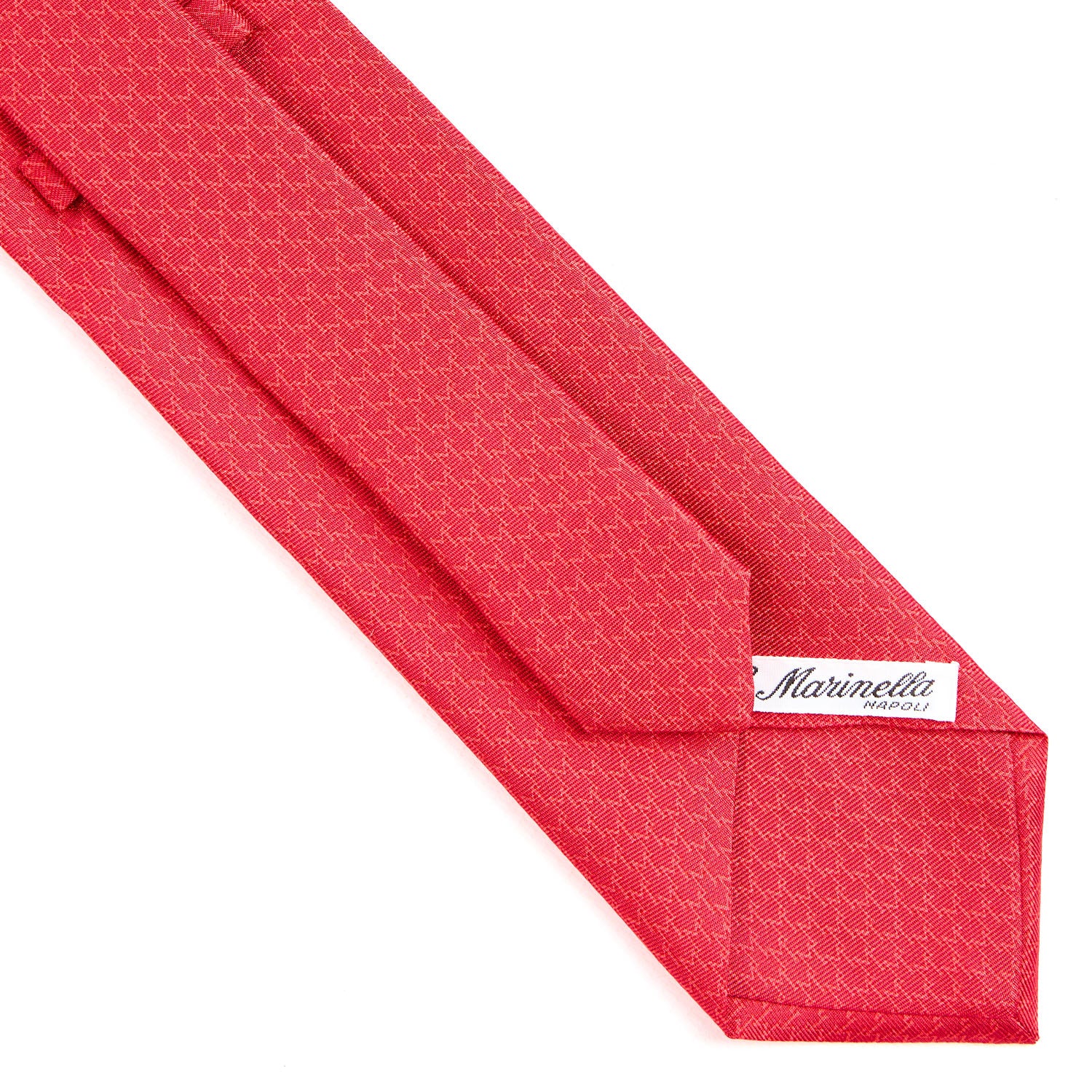 RED SARTORIAL CLASSIC SILK TIE - Image 4