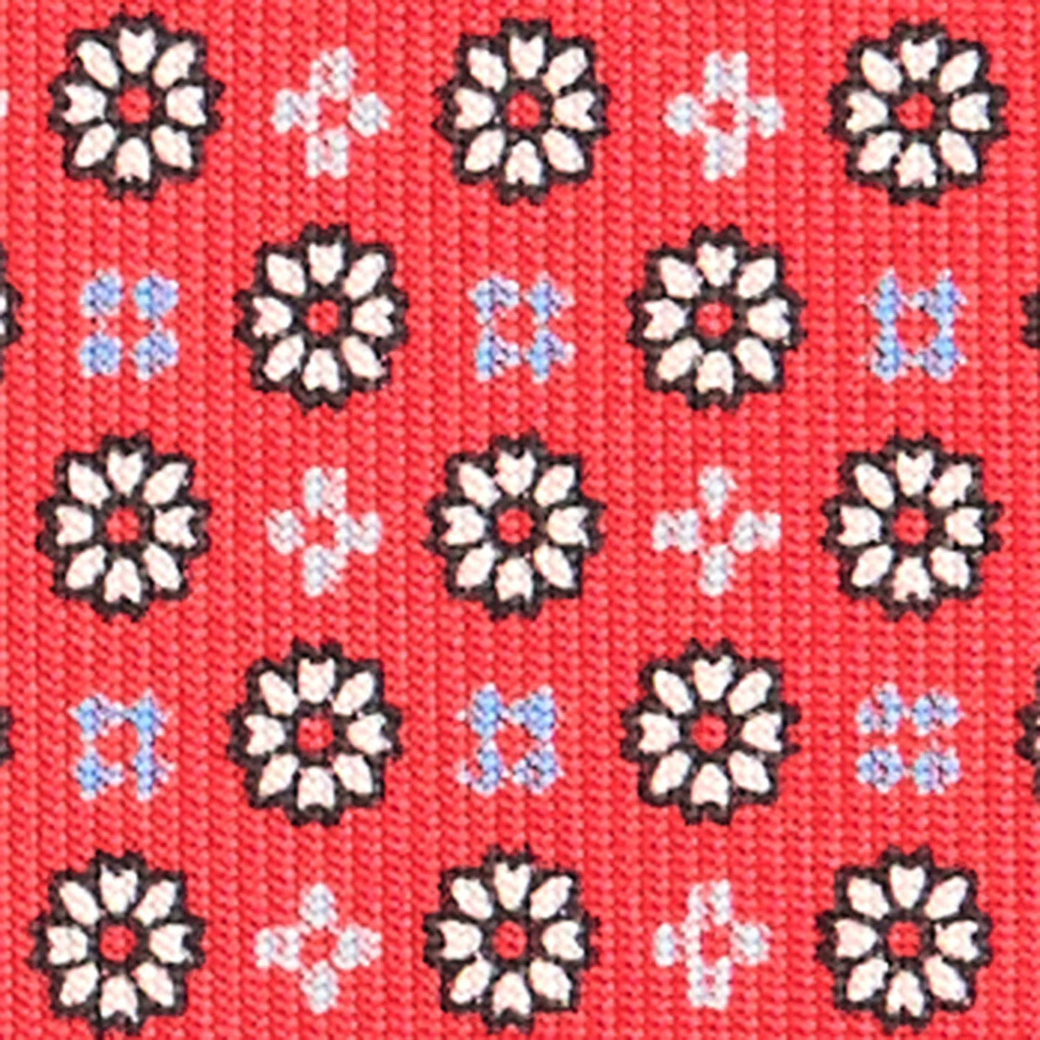RED SARTORIAL CLASSIC SILK TIE - Image 5