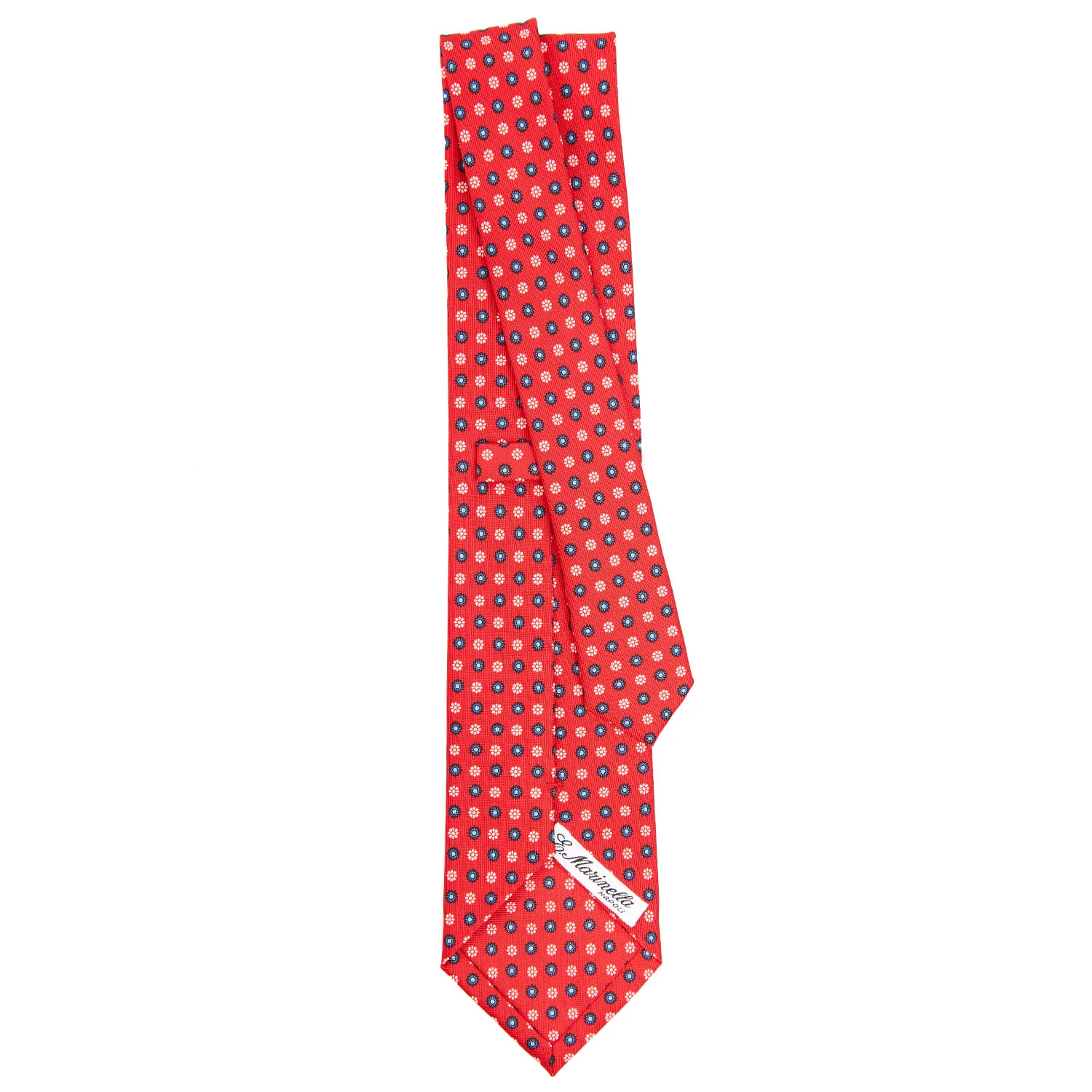 RED SARTORIAL CLASSIC SILK TIE - Image 3