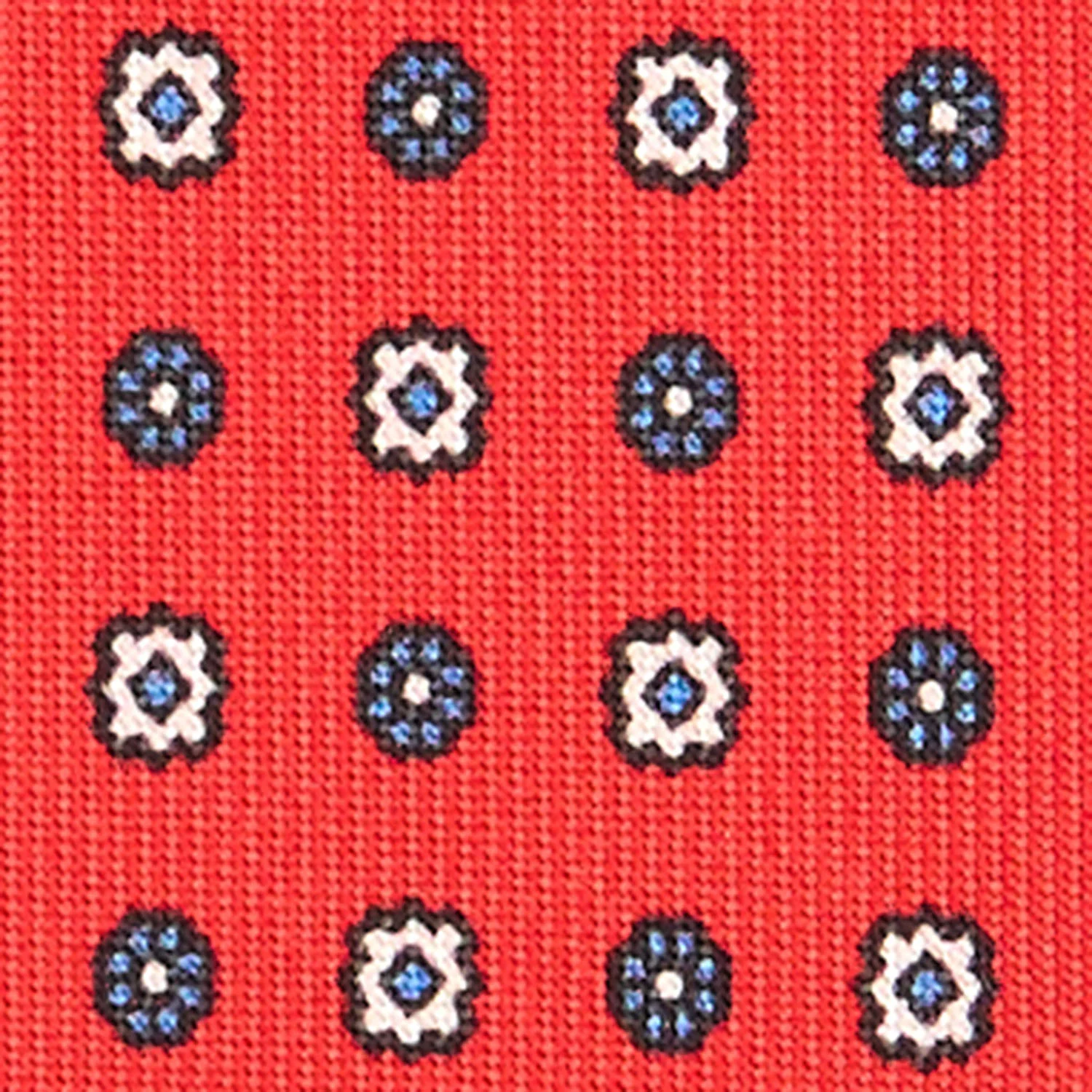 RED SARTORIAL CLASSIC SILK TIE - Image 5