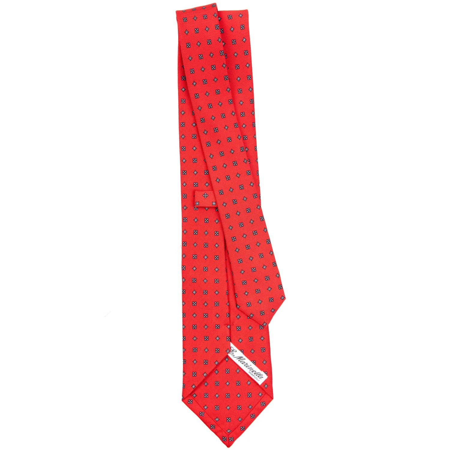 RED SARTORIAL CLASSIC SILK TIE - Image 3