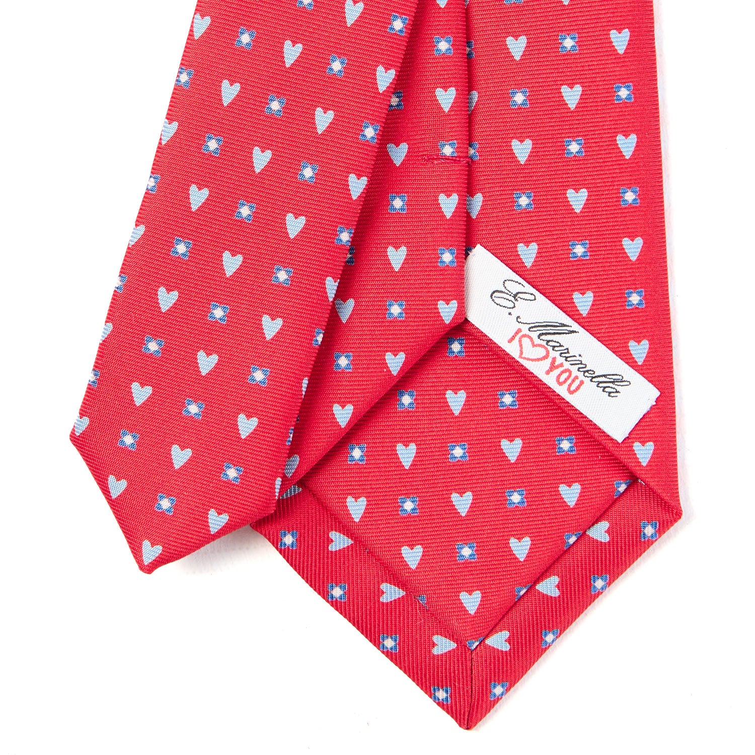 RED SARTORIAL CLASSIC SILK TIE