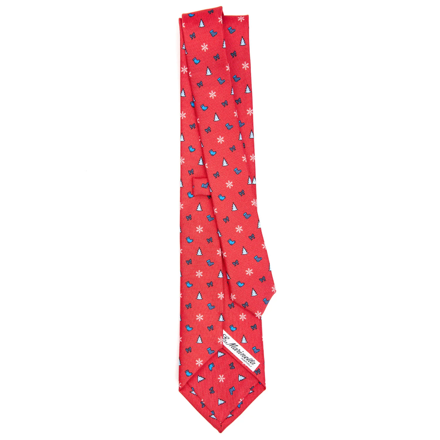 RED SARTORIAL HOLIDAY SILK TIE - Image 3