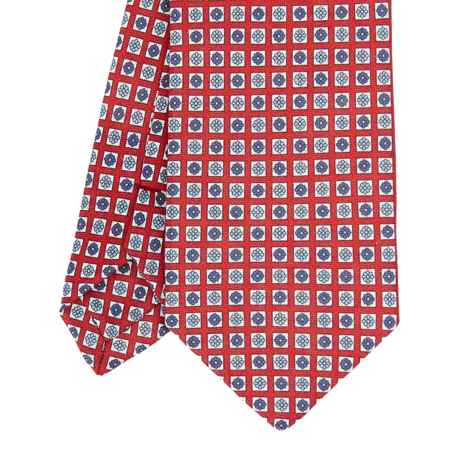 RED SARTORIAL LINEN TIE