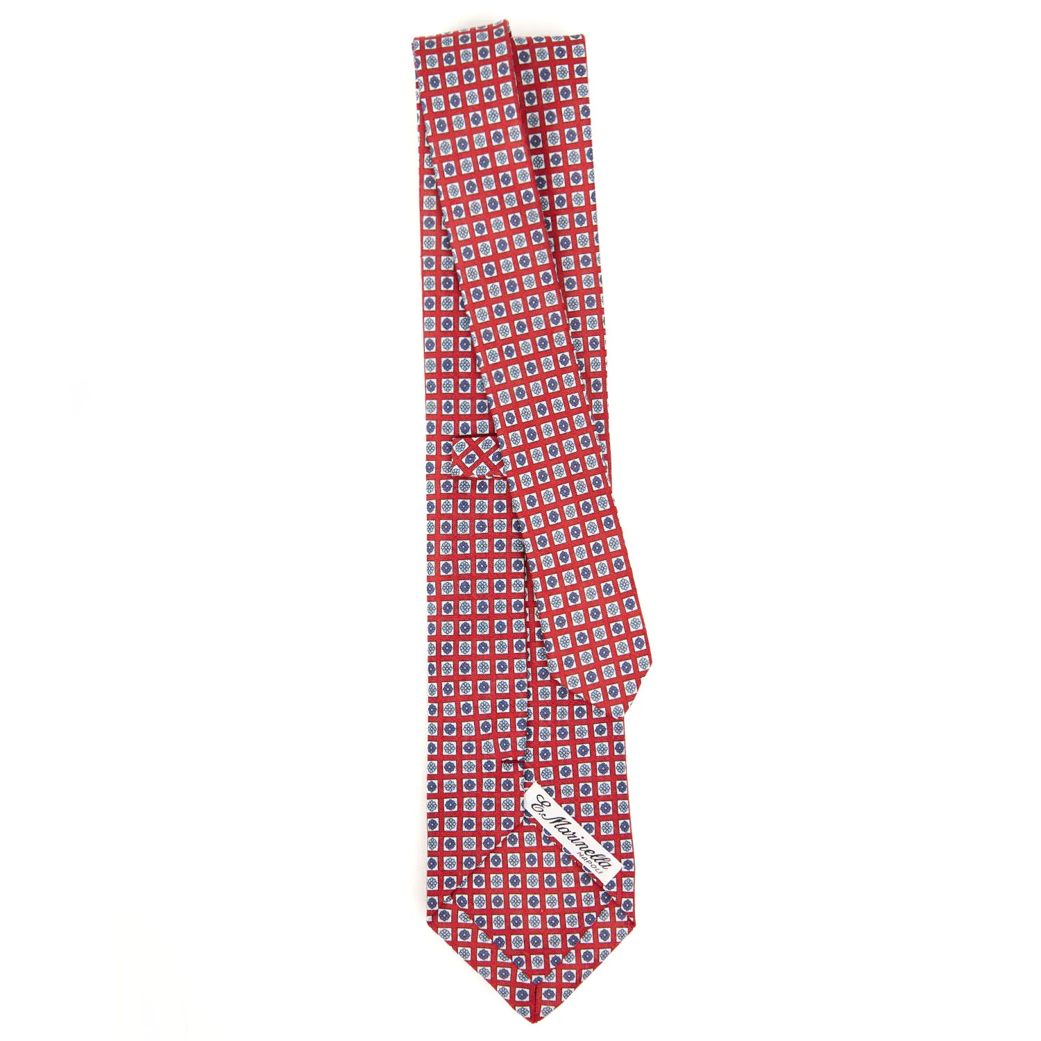 RED SARTORIAL LINEN TIE - Image 3
