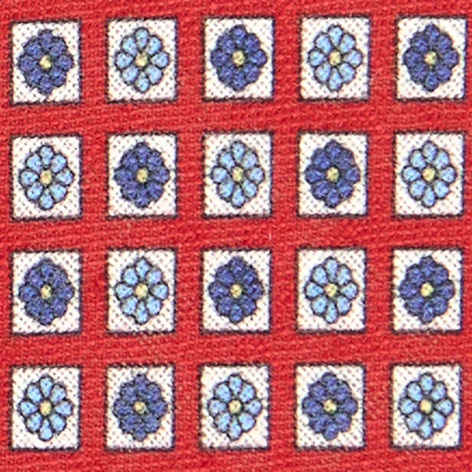 RED SARTORIAL LINEN TIE - Image 5