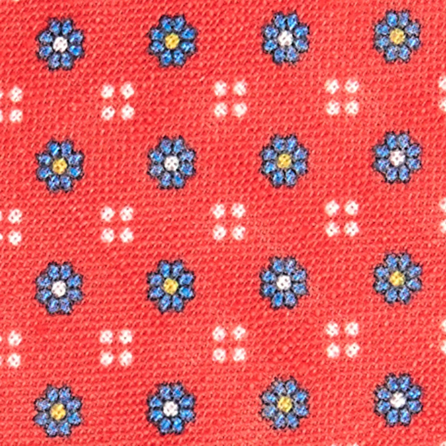 RED SARTORIAL LINEN TIE - Image 5