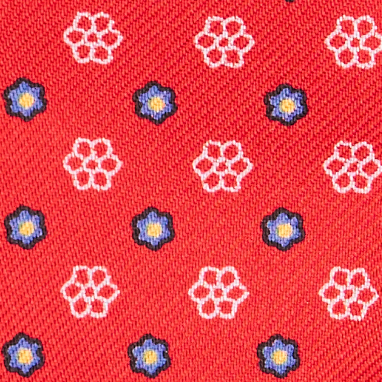 RED SILK BOWTIE TO SELF-TIE - Image 2