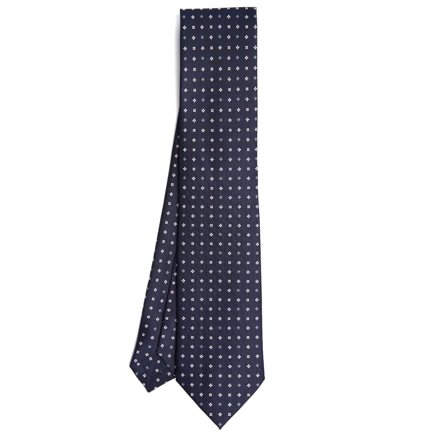 DARK BLUE SARTORIAL CLASSIC SILK TIE - Image 2