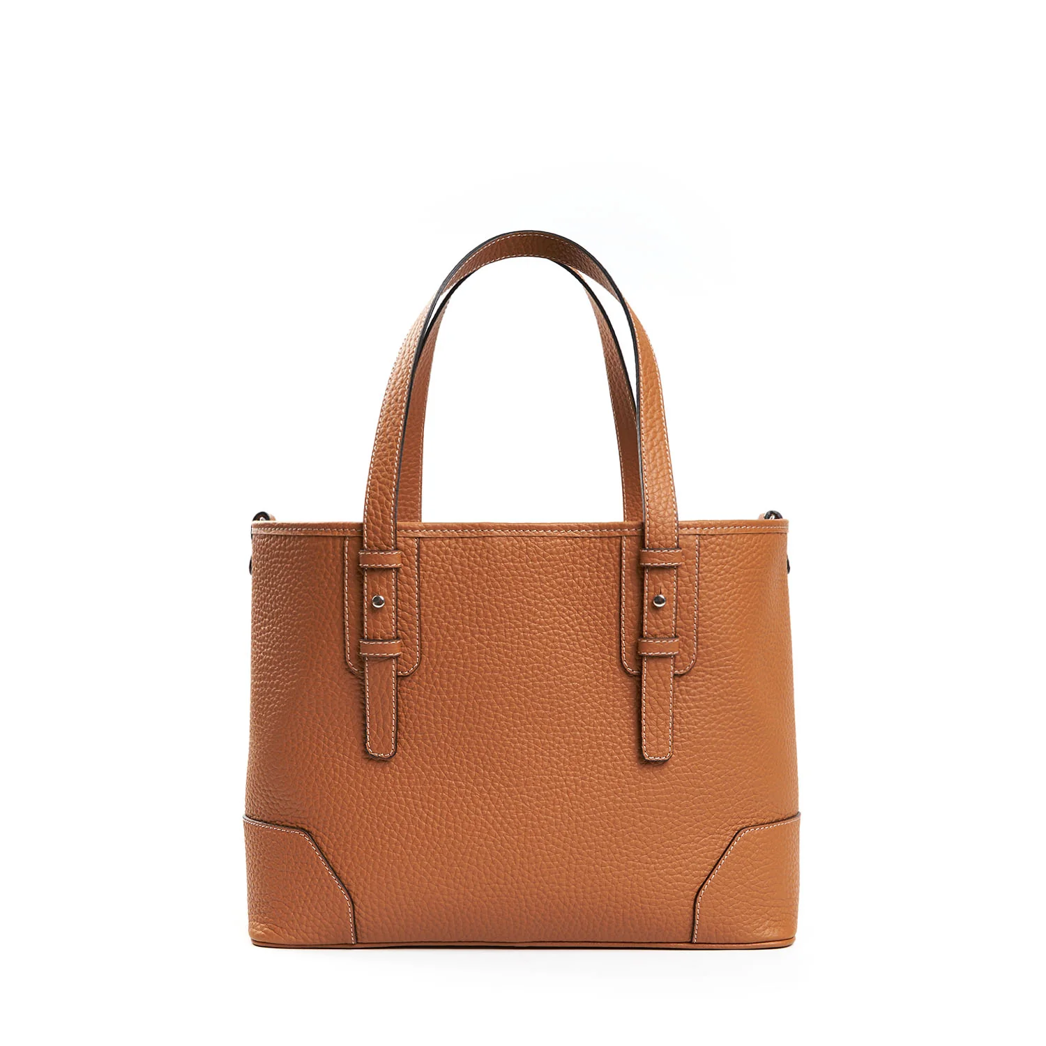 TAN MIDI TOTE BAG - Image 3