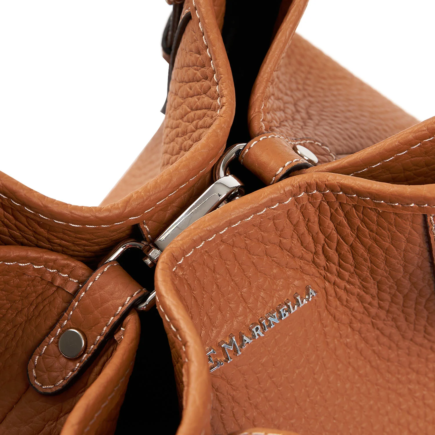 TAN MIDI TOTE BAG - Image 7