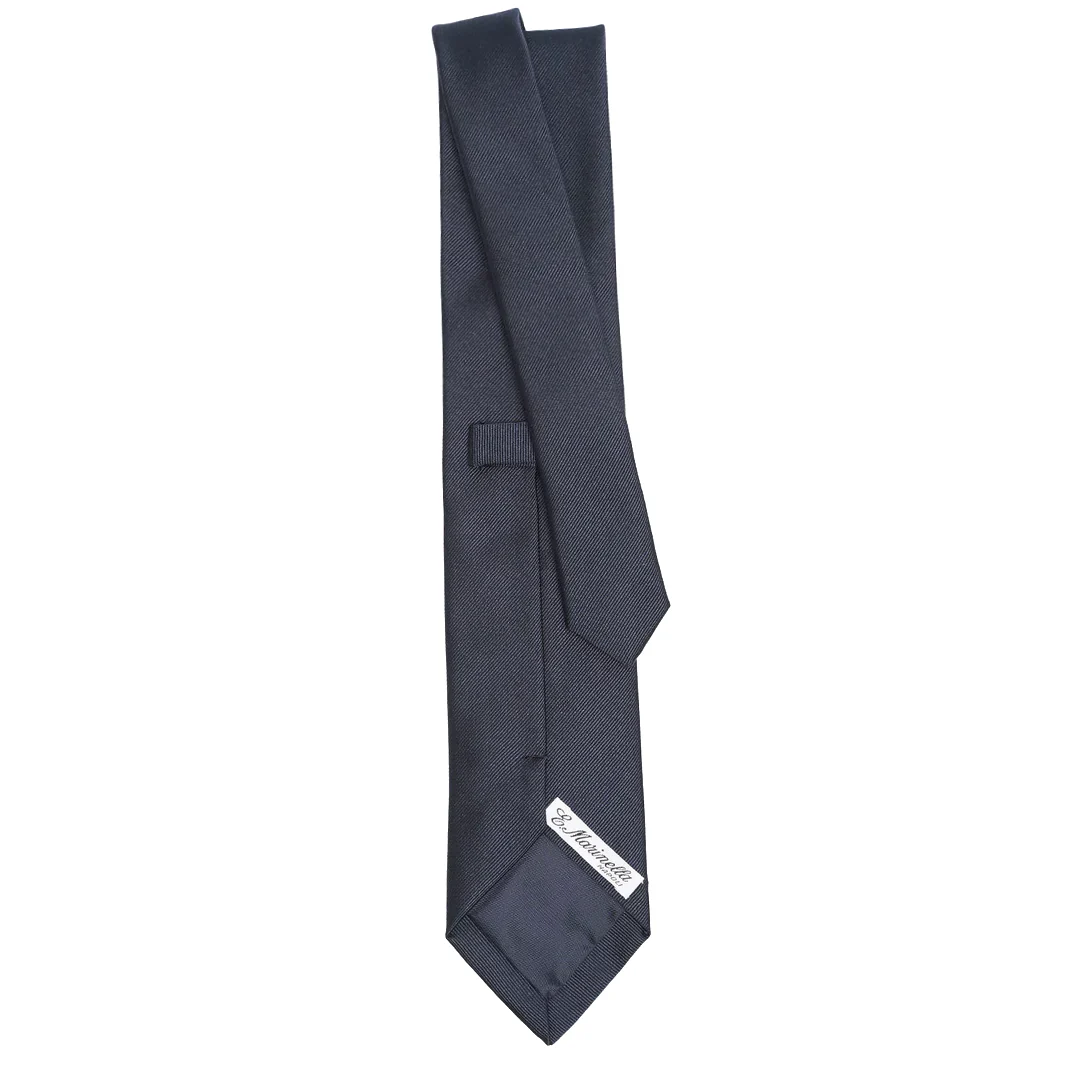 BLUE JACQUARD SILK TIE - Image 3