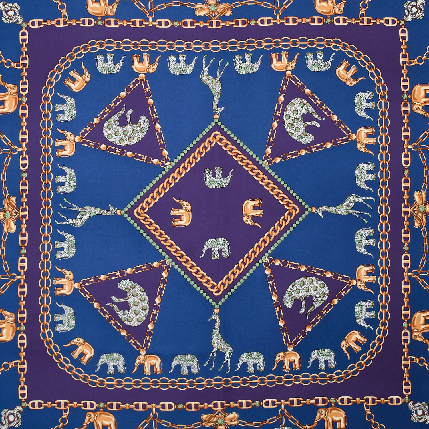 VIOLET SILK SCARF 90 - Image 3