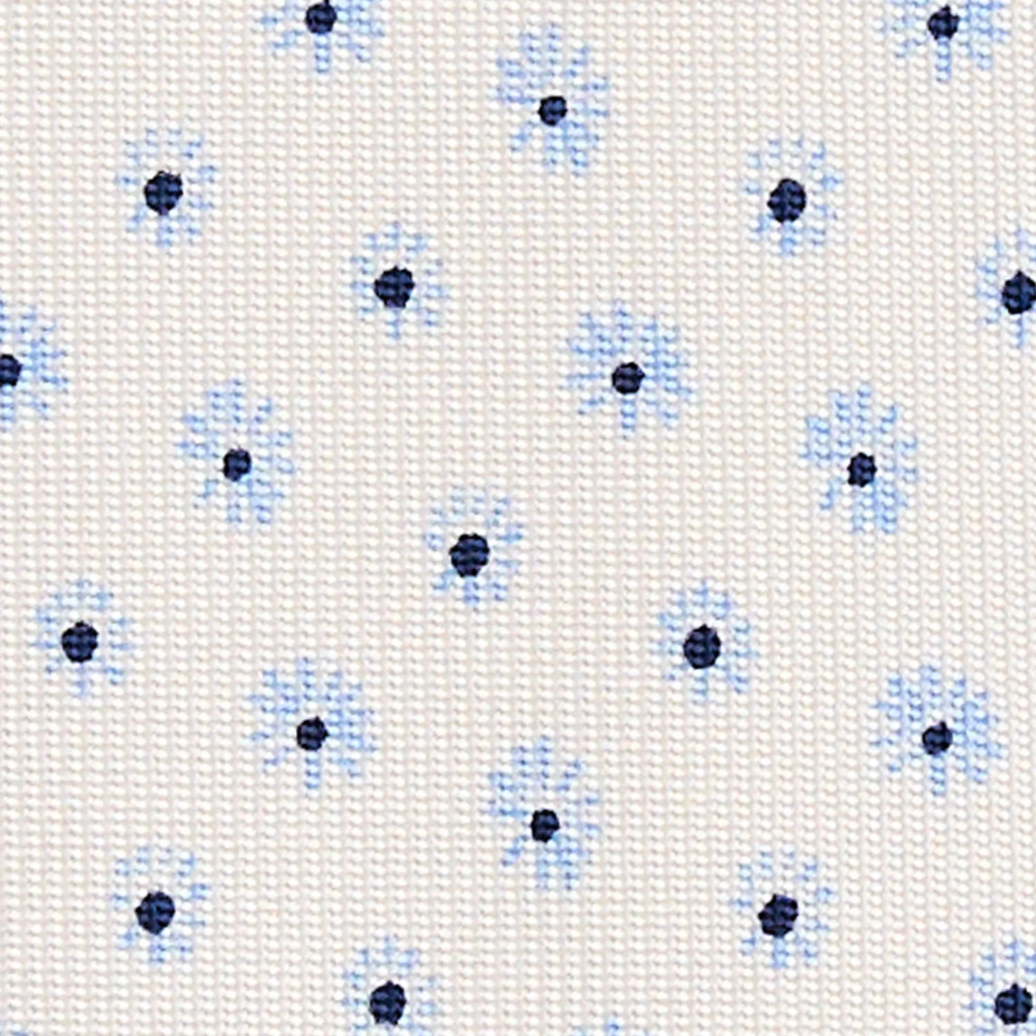 WHITE 5 FOLD SARTORIAL SILK TIE - Image 4