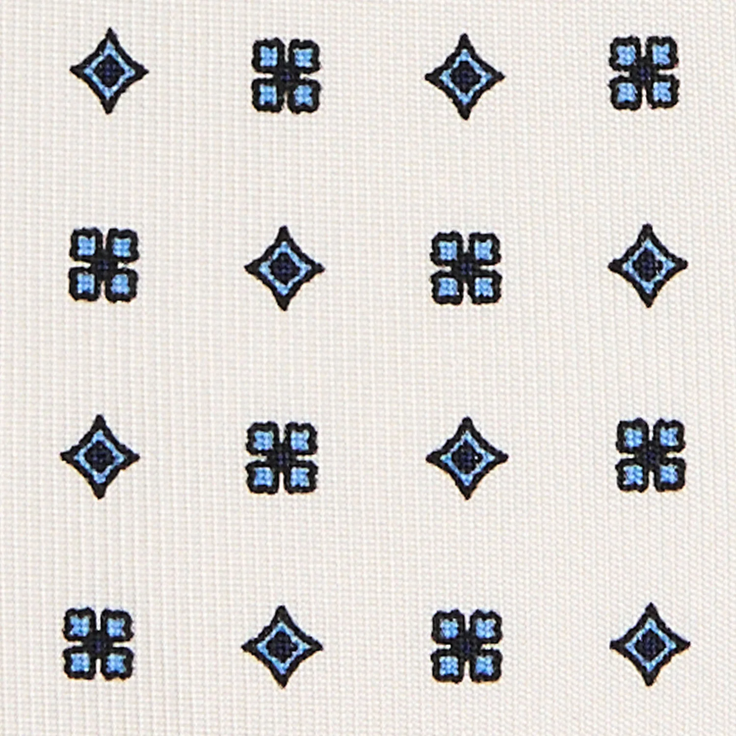 WHITE 7 FOLD SARTORIAL SILK TIE - Image 4