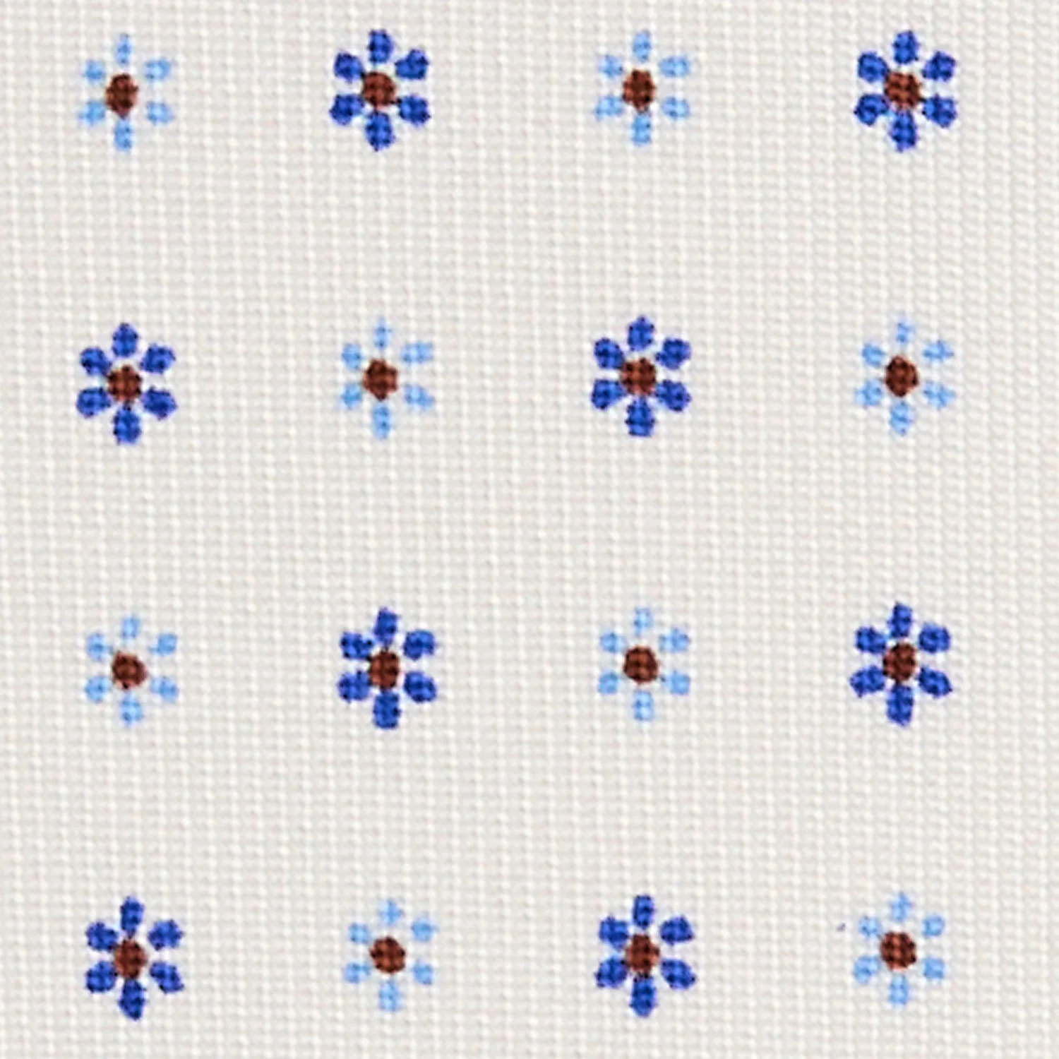 WHITE 9 FOLD SARTORIAL SILK TIE - Image 4