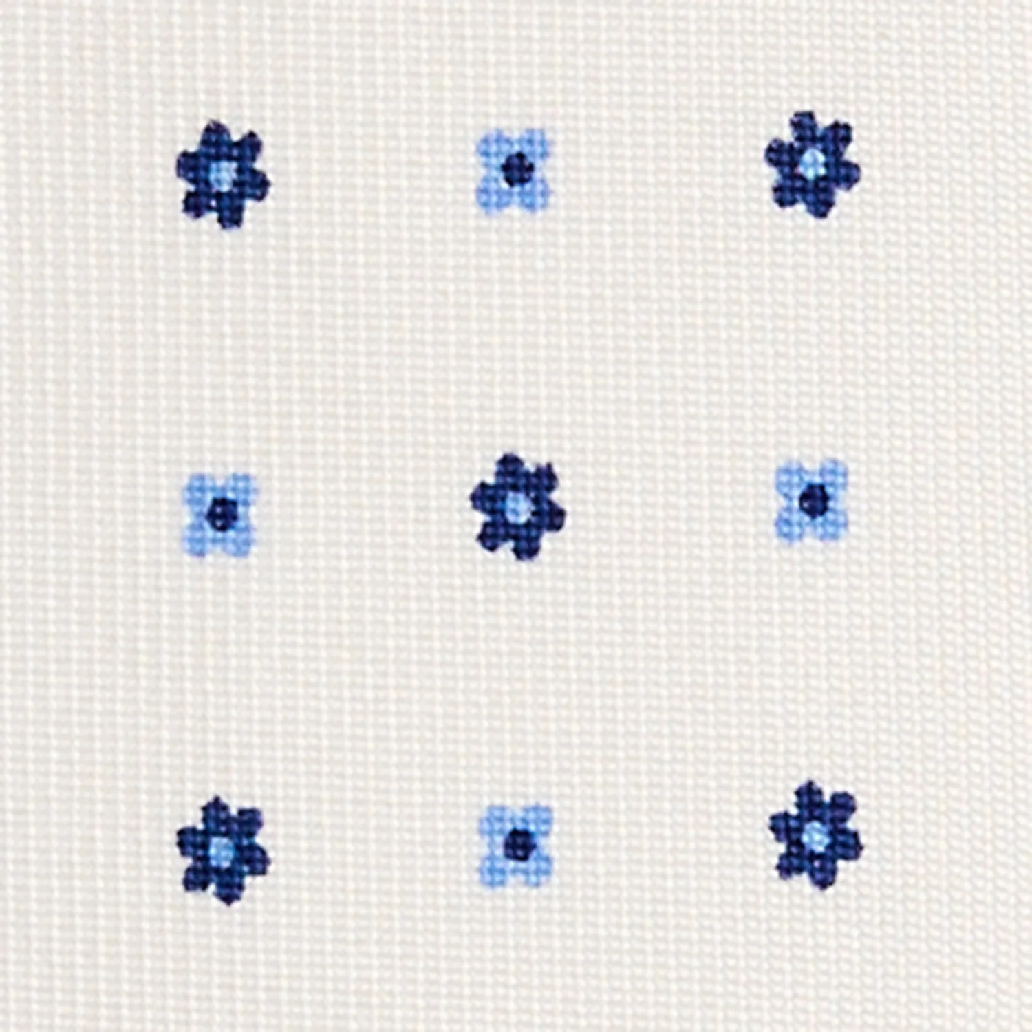 WHITE 9 FOLD SARTORIAL SILK TIE - Image 4