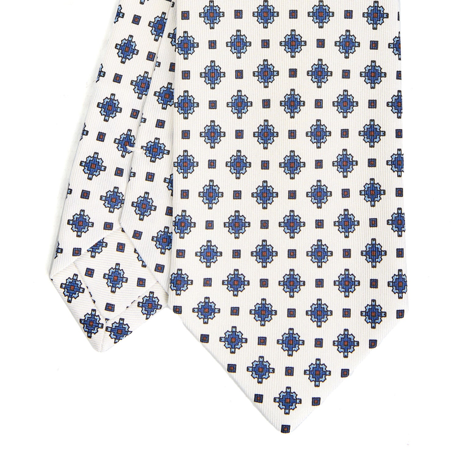 WHITE CLASSIC SILK TIE