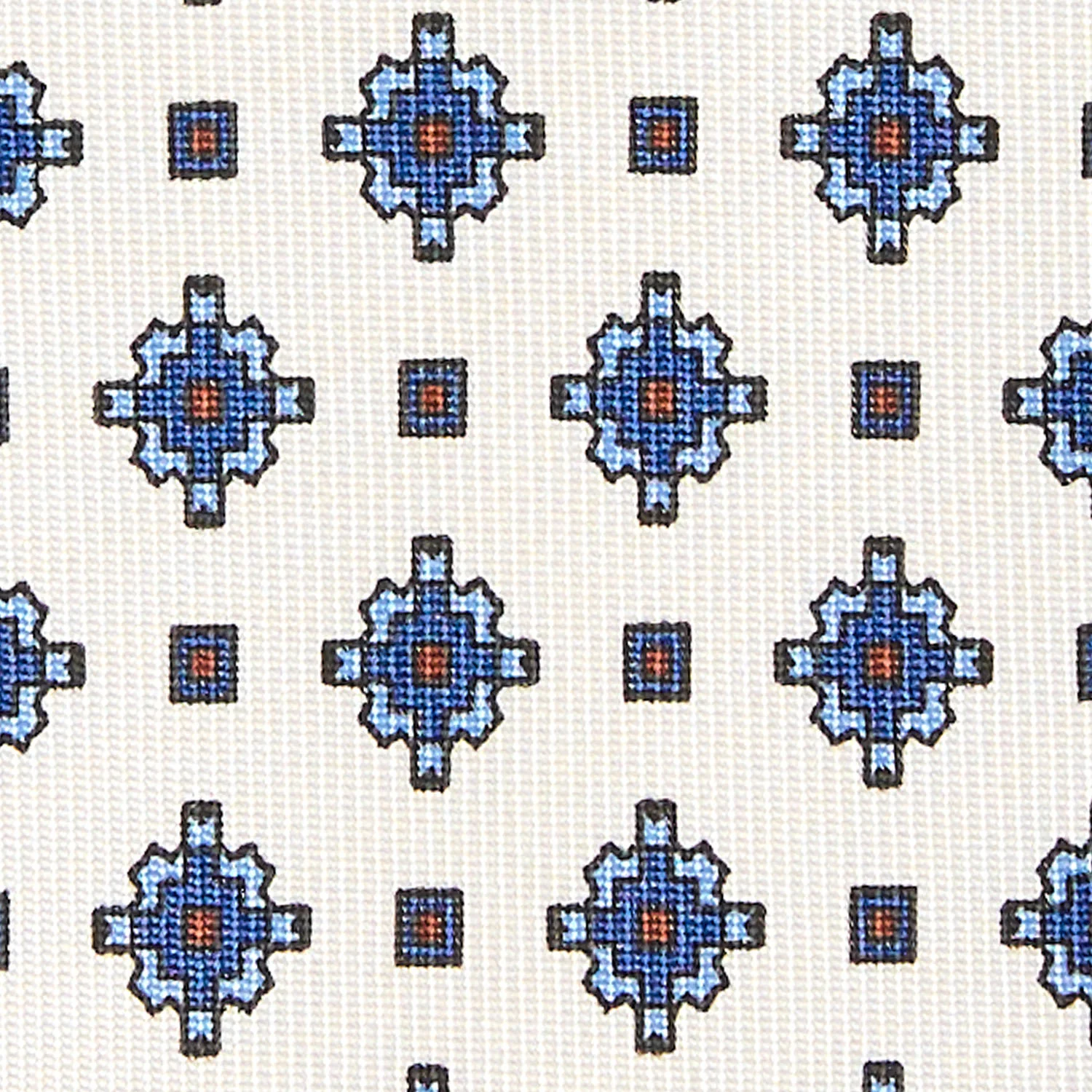 WHITE CLASSIC SILK TIE - Image 5