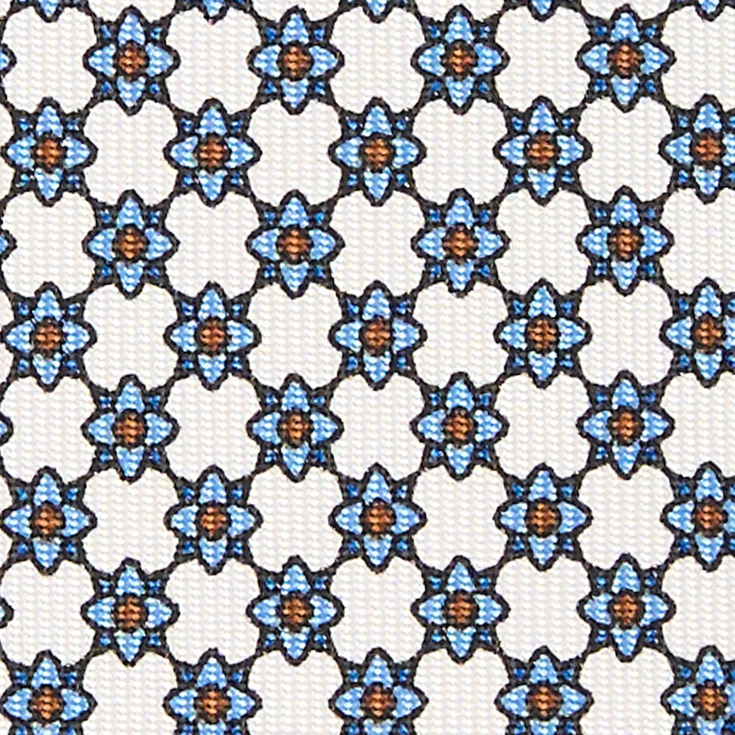 WHITE CLASSIC SILK TIE - Image 5