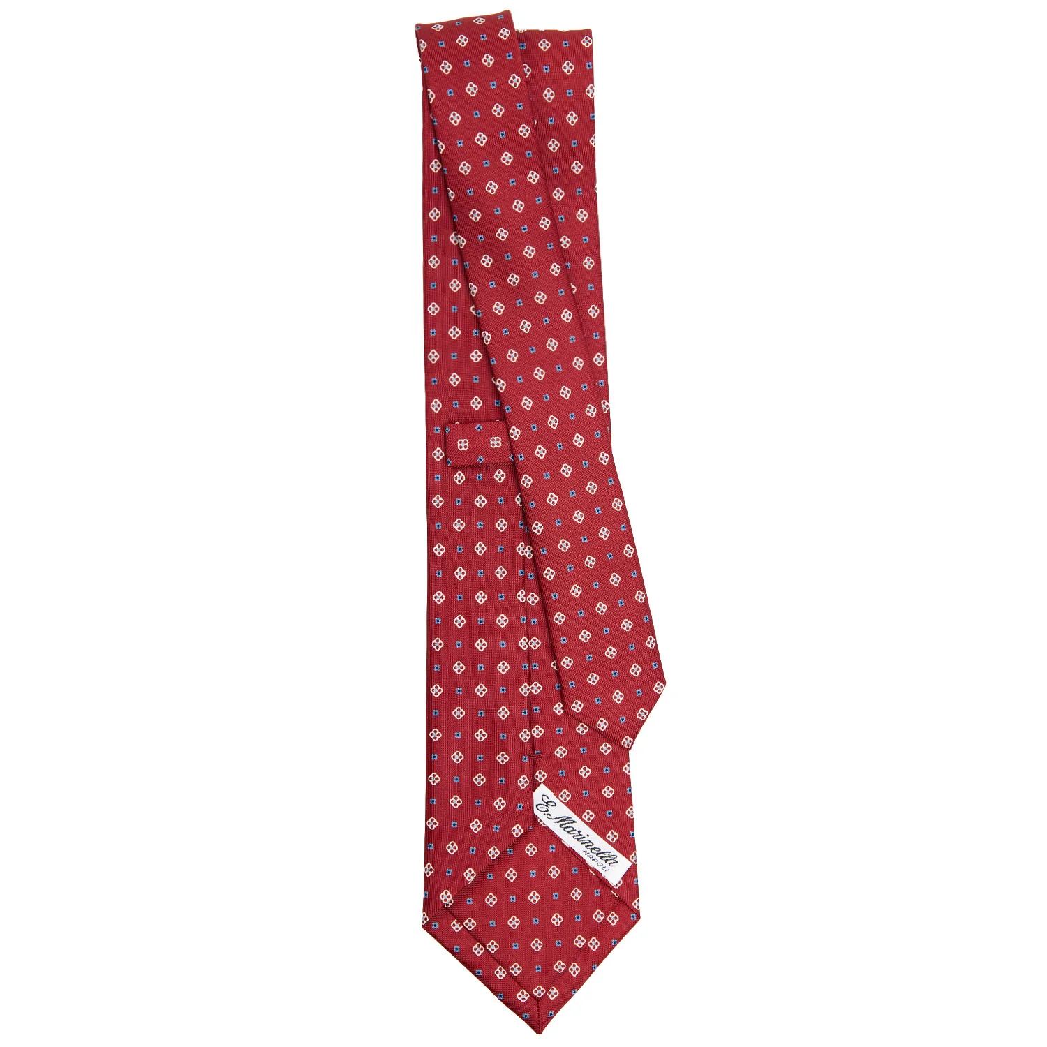 BURGUNDY CLASSIC SILK TIE - Image 3
