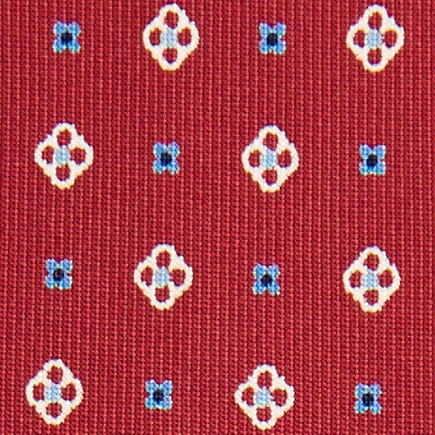 BURGUNDY CLASSIC SILK TIE - Image 5
