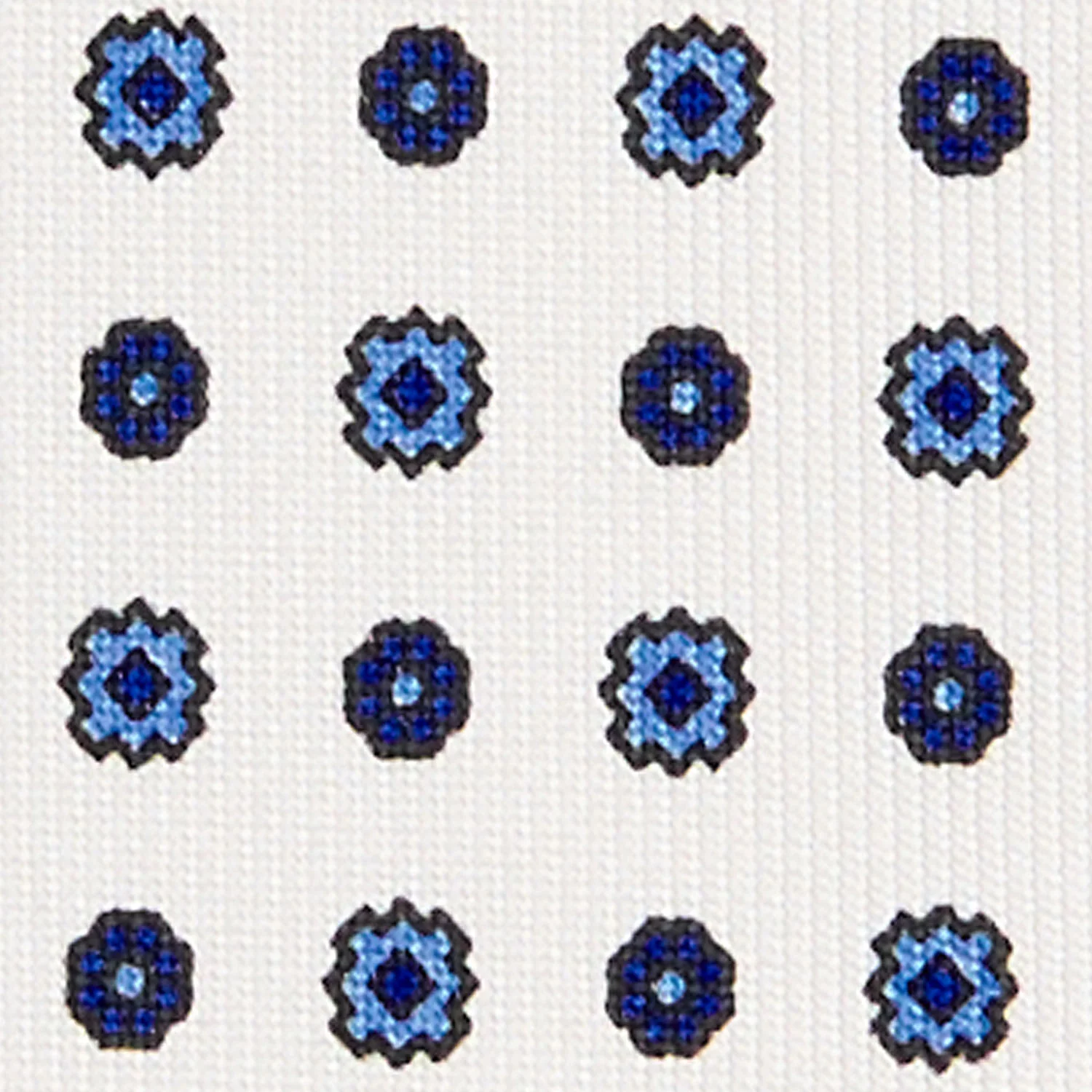 WHITE EXTRA LONG SARTORIAL SILK TIE - Image 5