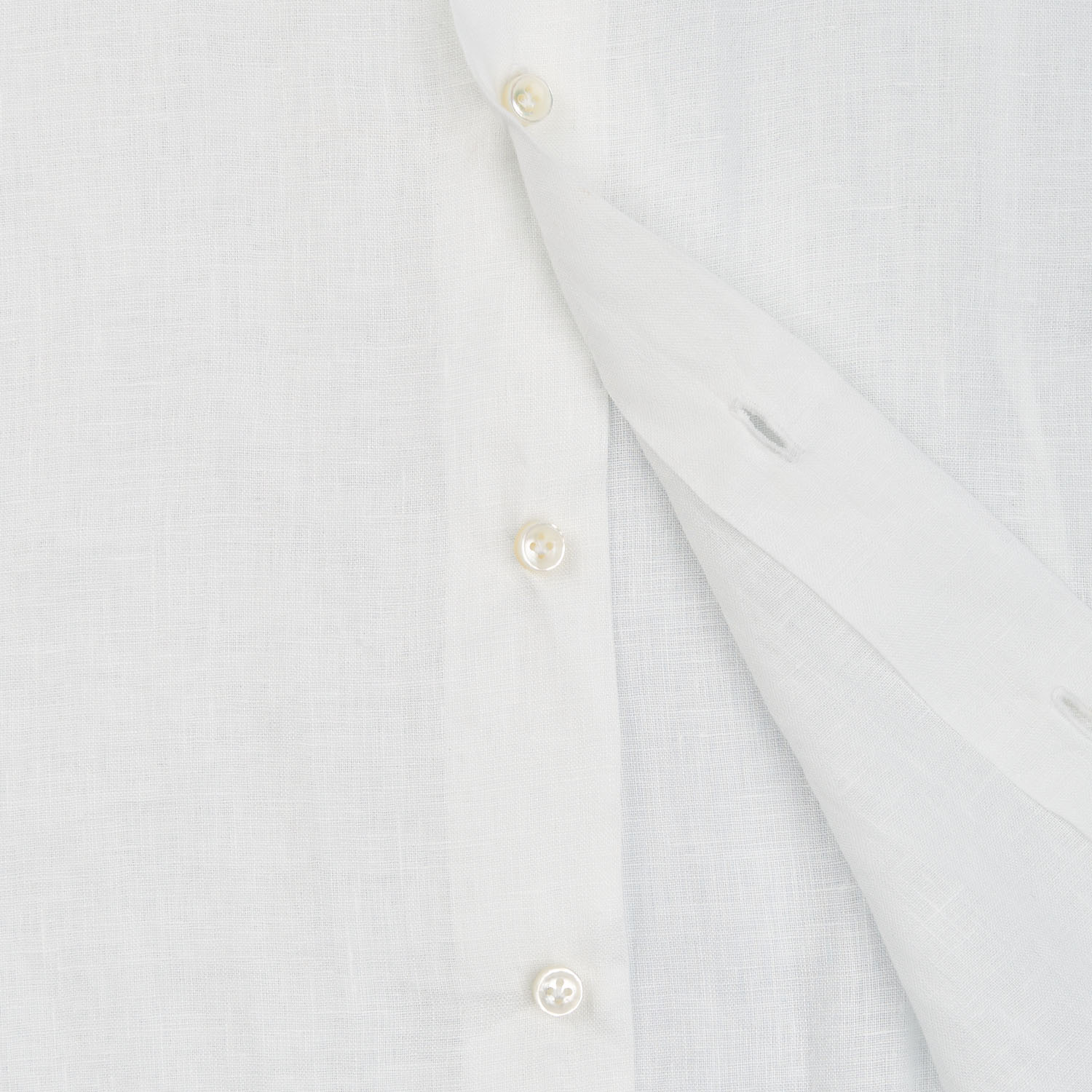 WHITE LINEN SHIRT - Image 5